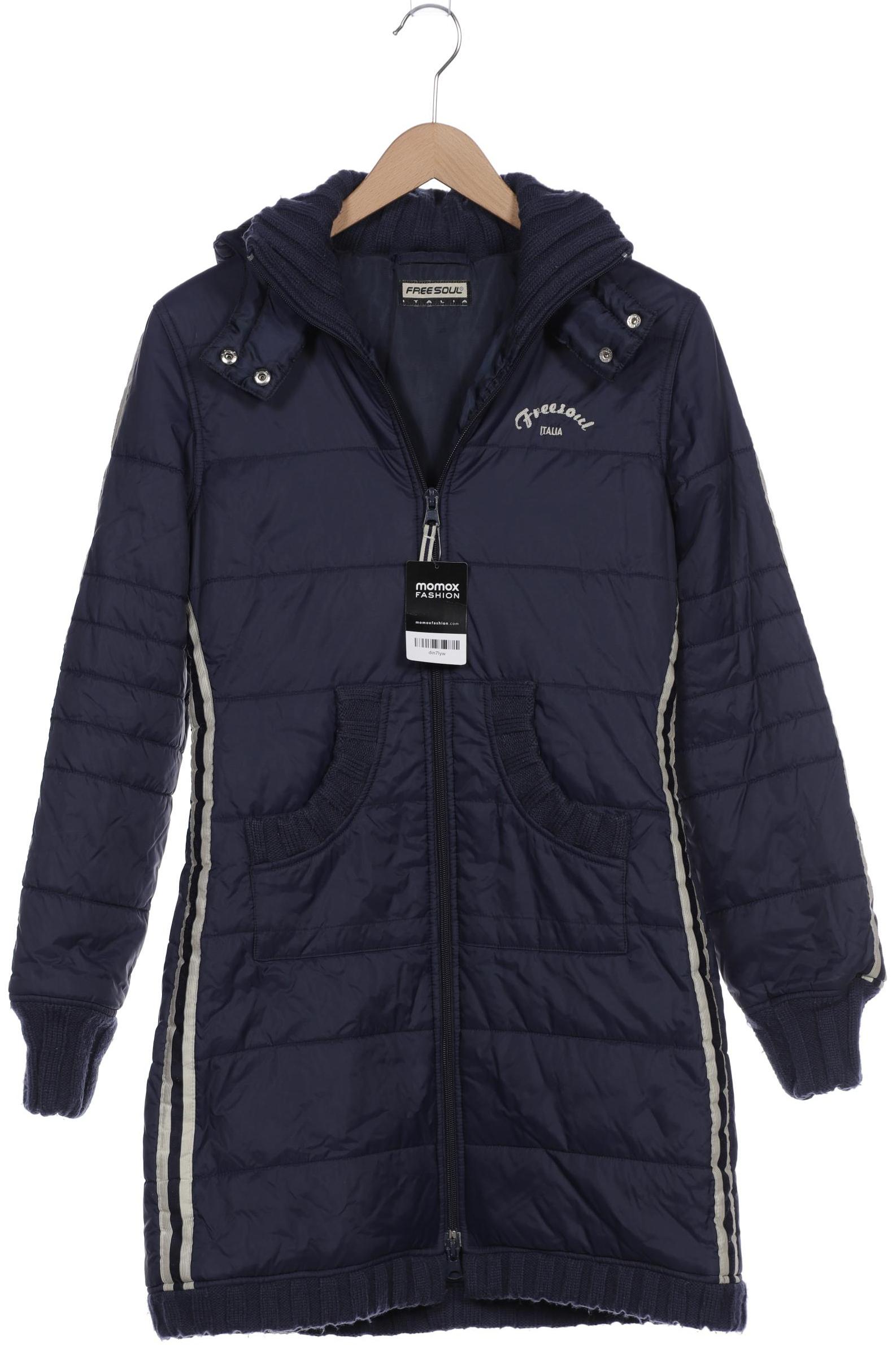 

Freesoul Damen Mantel, marineblau, Gr. 36