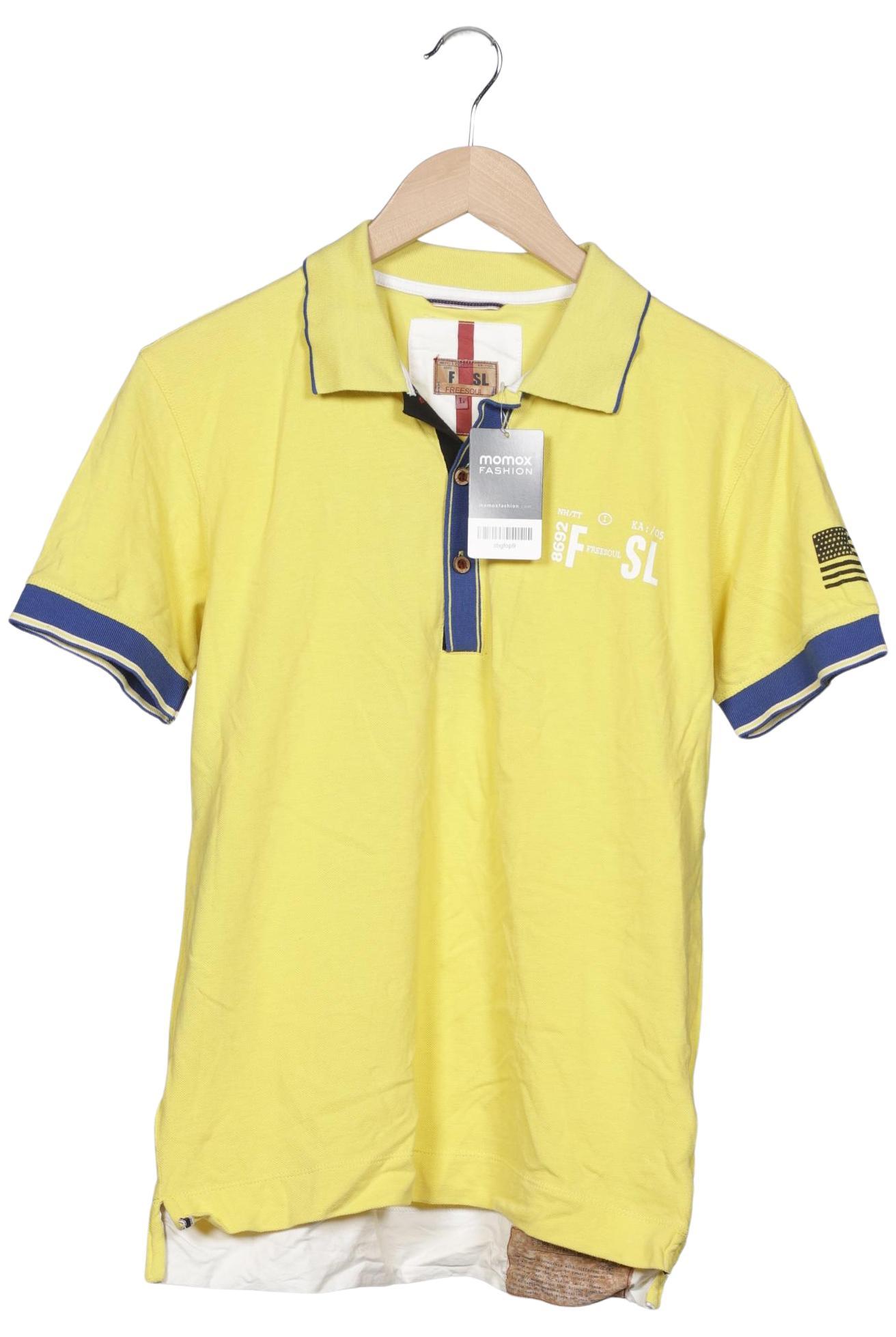 Thumbnail - Freesoul Herren Poloshirt, gelb, Gr. 52