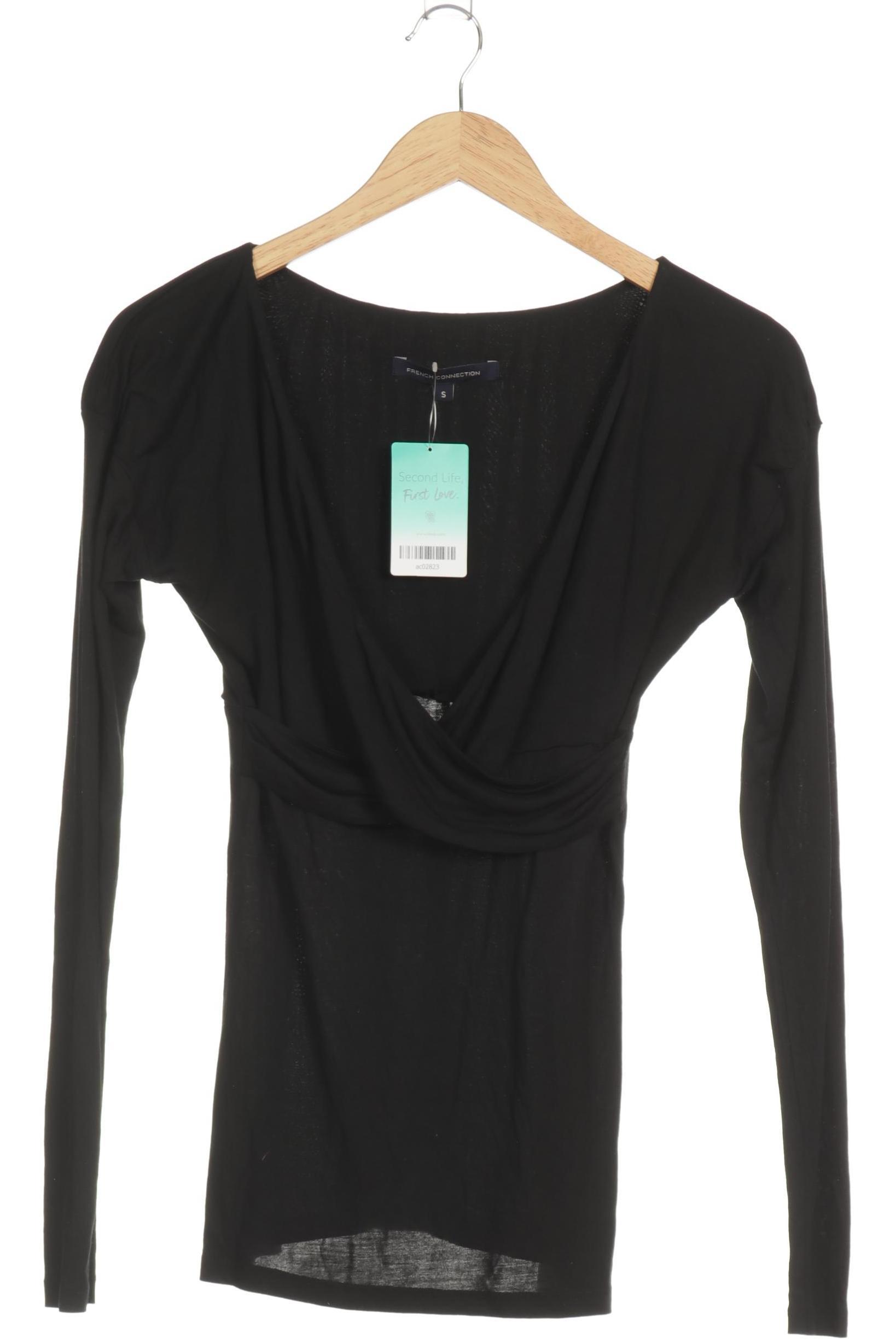 

French Connection Damen Bluse, schwarz, Gr.