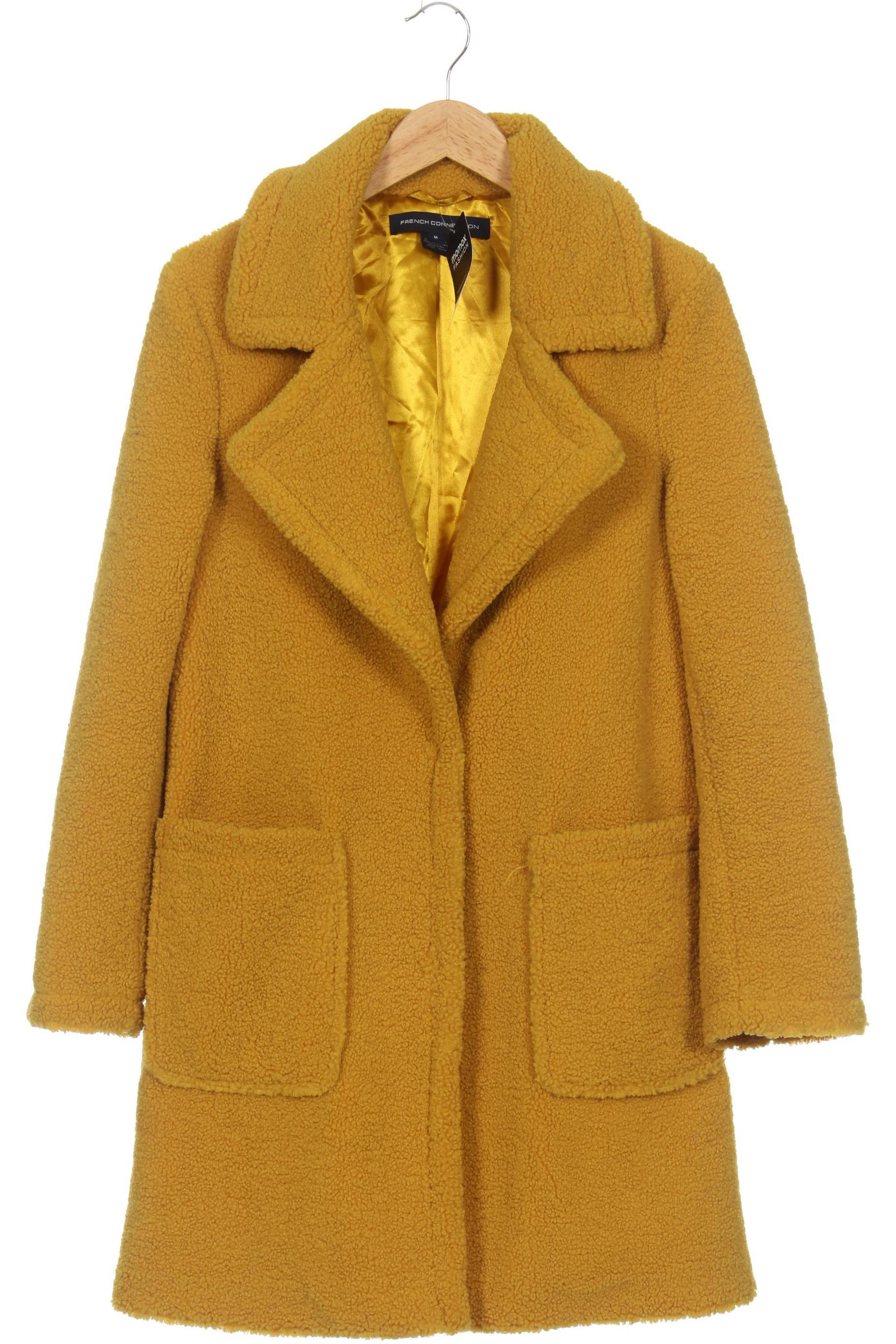 

French Connection Damen Mantel, gelb, Gr.