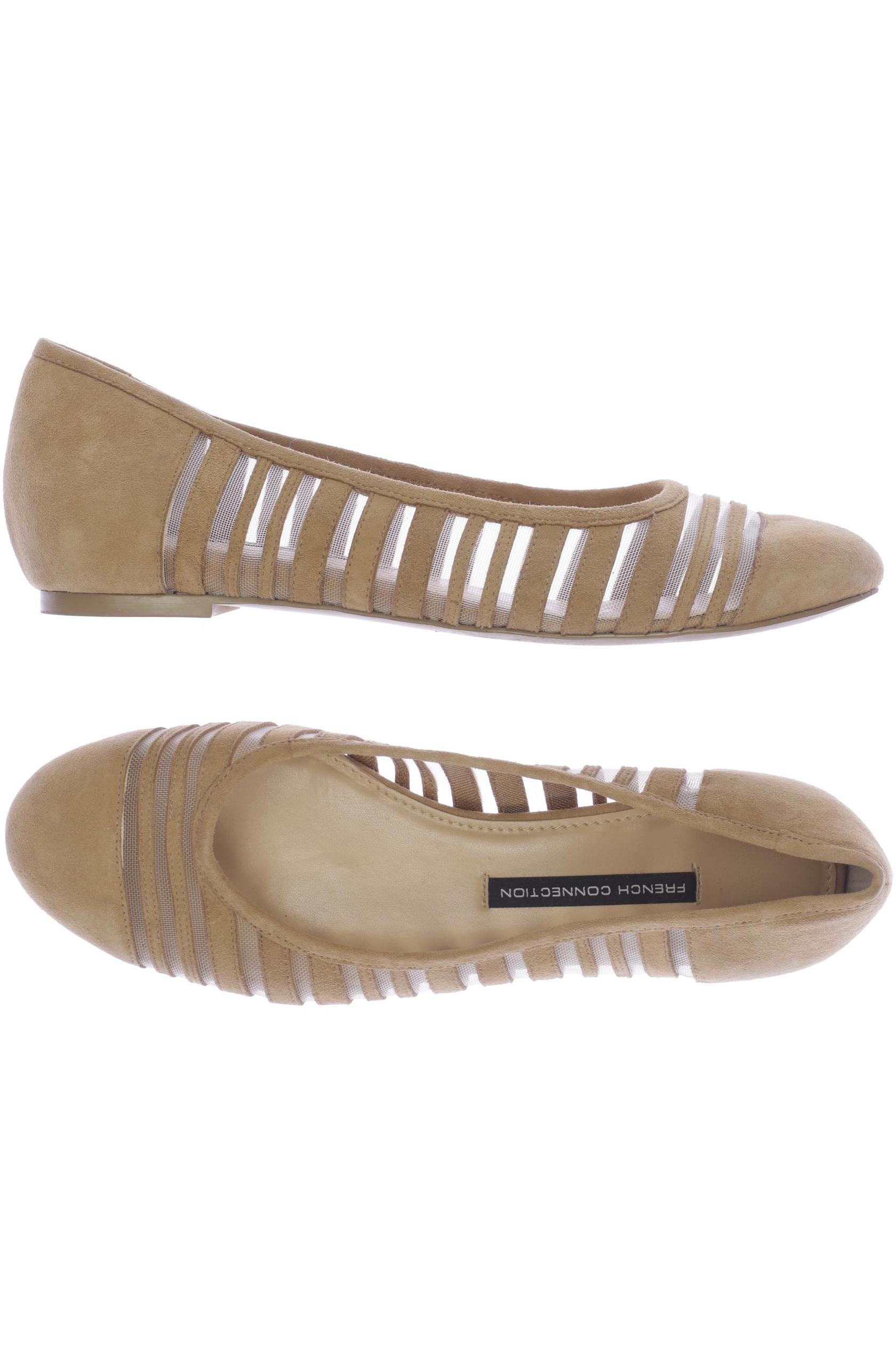 

French Connection Damen Ballerinas, beige, Gr. 40