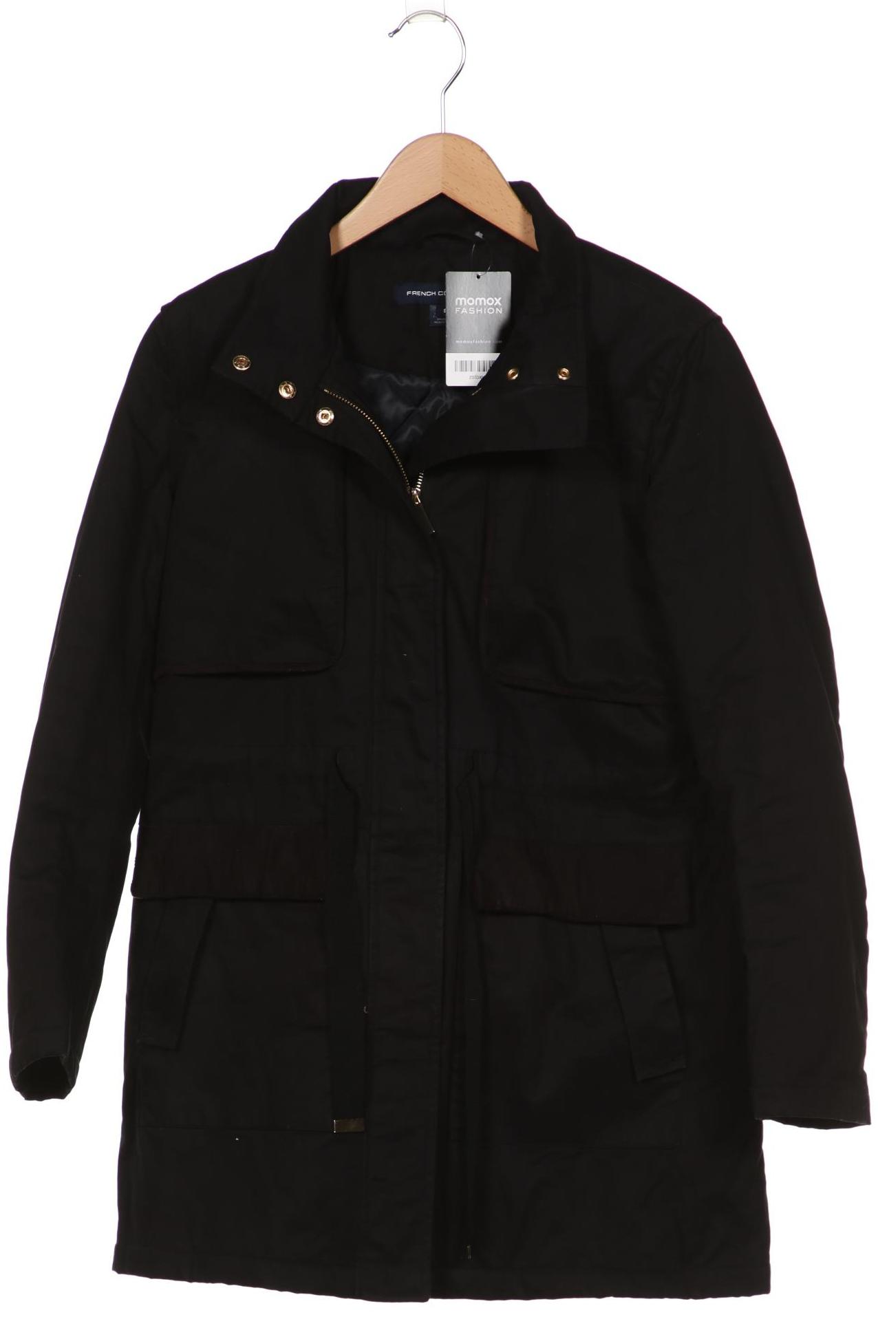 

French Connection Damen Mantel, schwarz, Gr. 36
