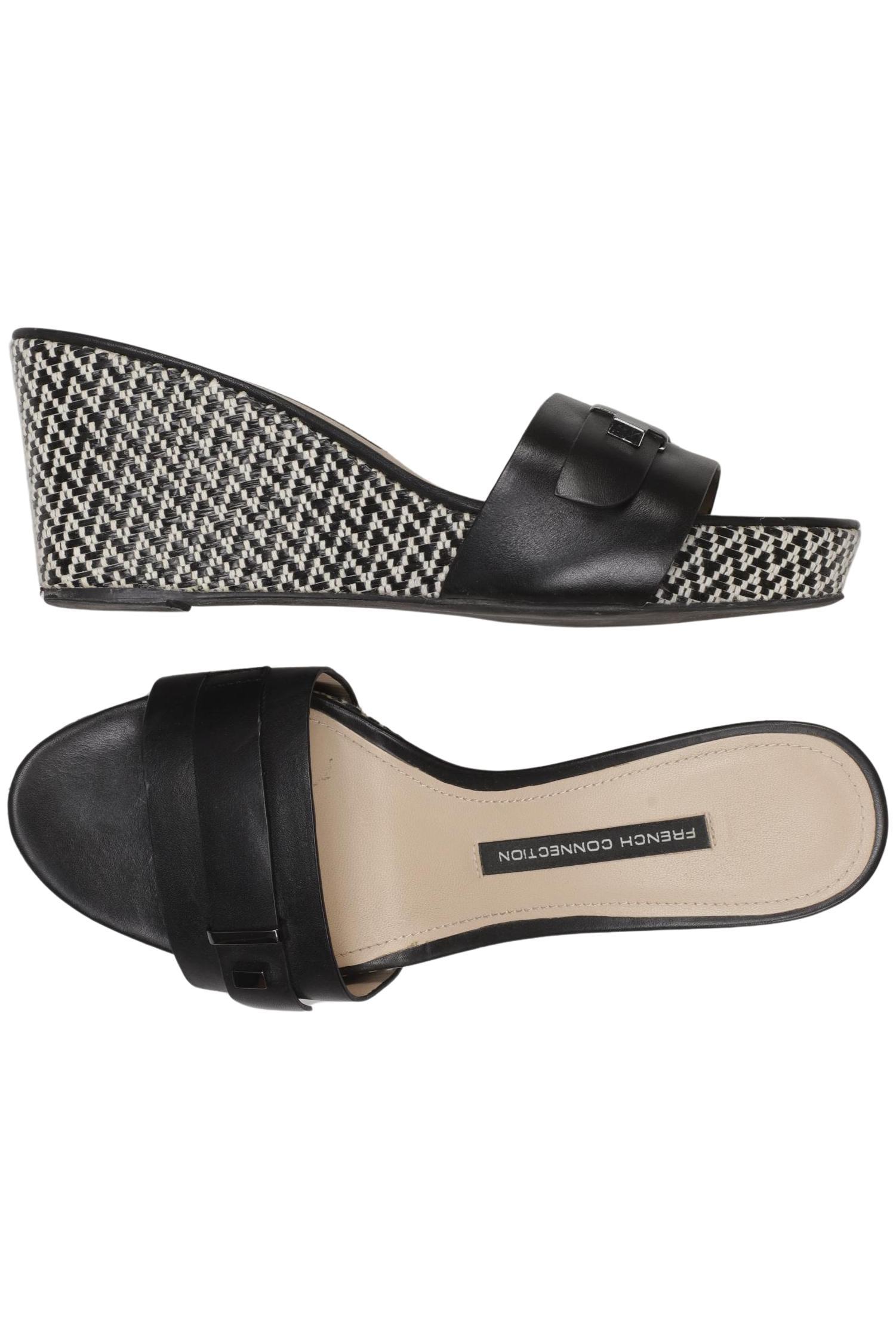 

French Connection Damen Sandale, schwarz, Gr. 39