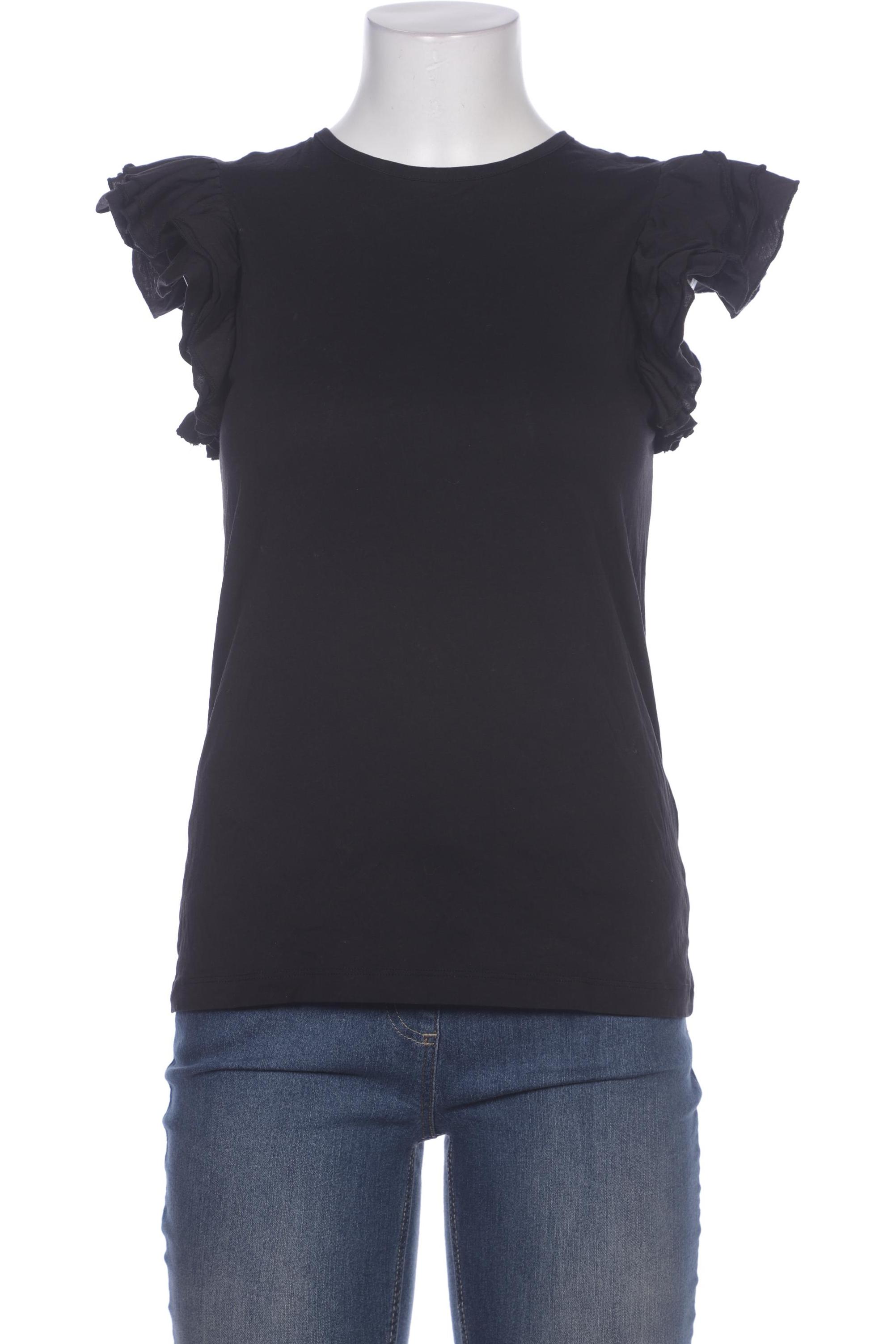 

French Connection Damen T-Shirt, schwarz, Gr. 38