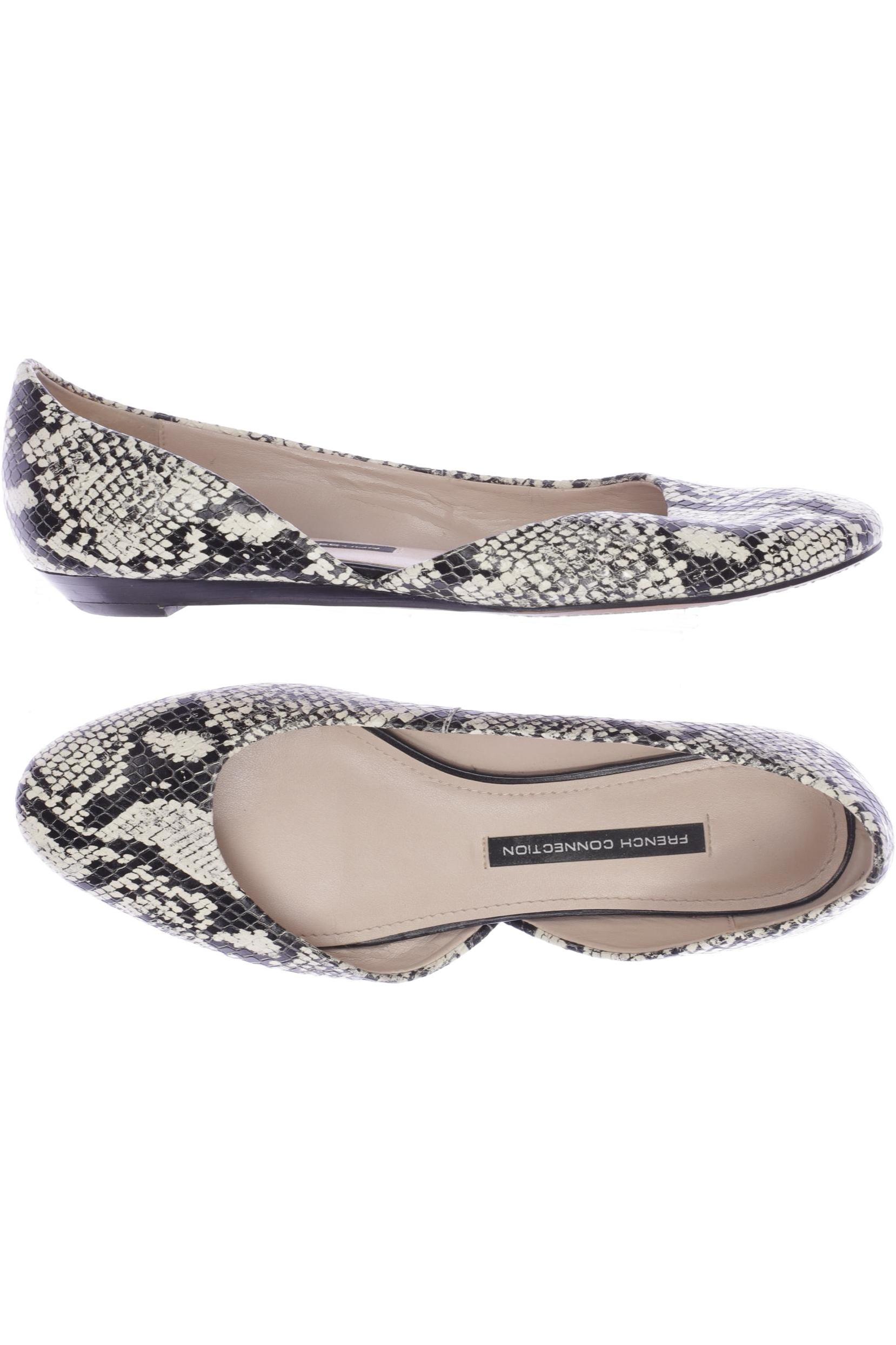 

French Connection Damen Ballerinas, cremeweiß