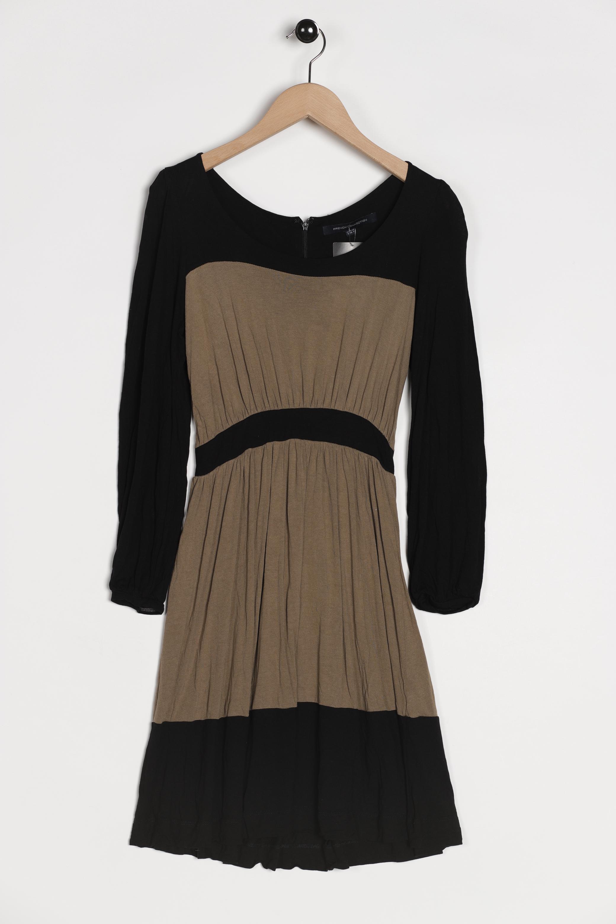 

French Connection Damen Kleid, braun, Gr. 8