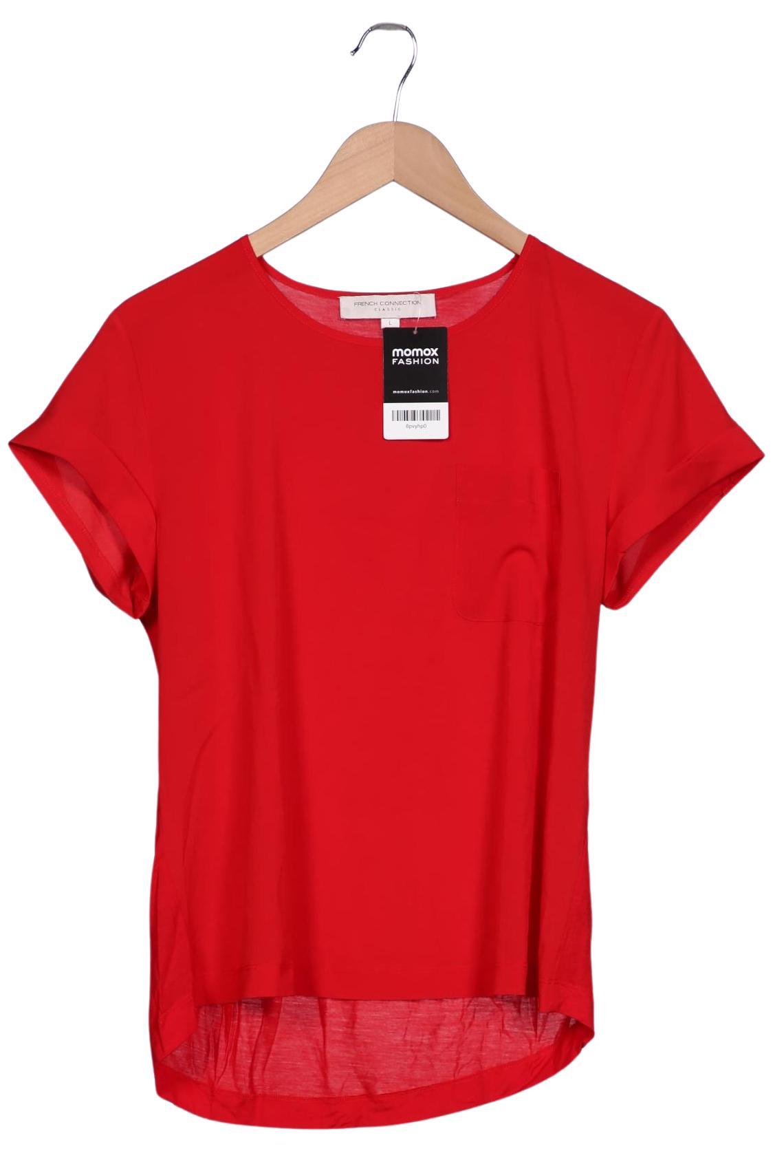 

French Connection Damen T-Shirt, rot, Gr. 42