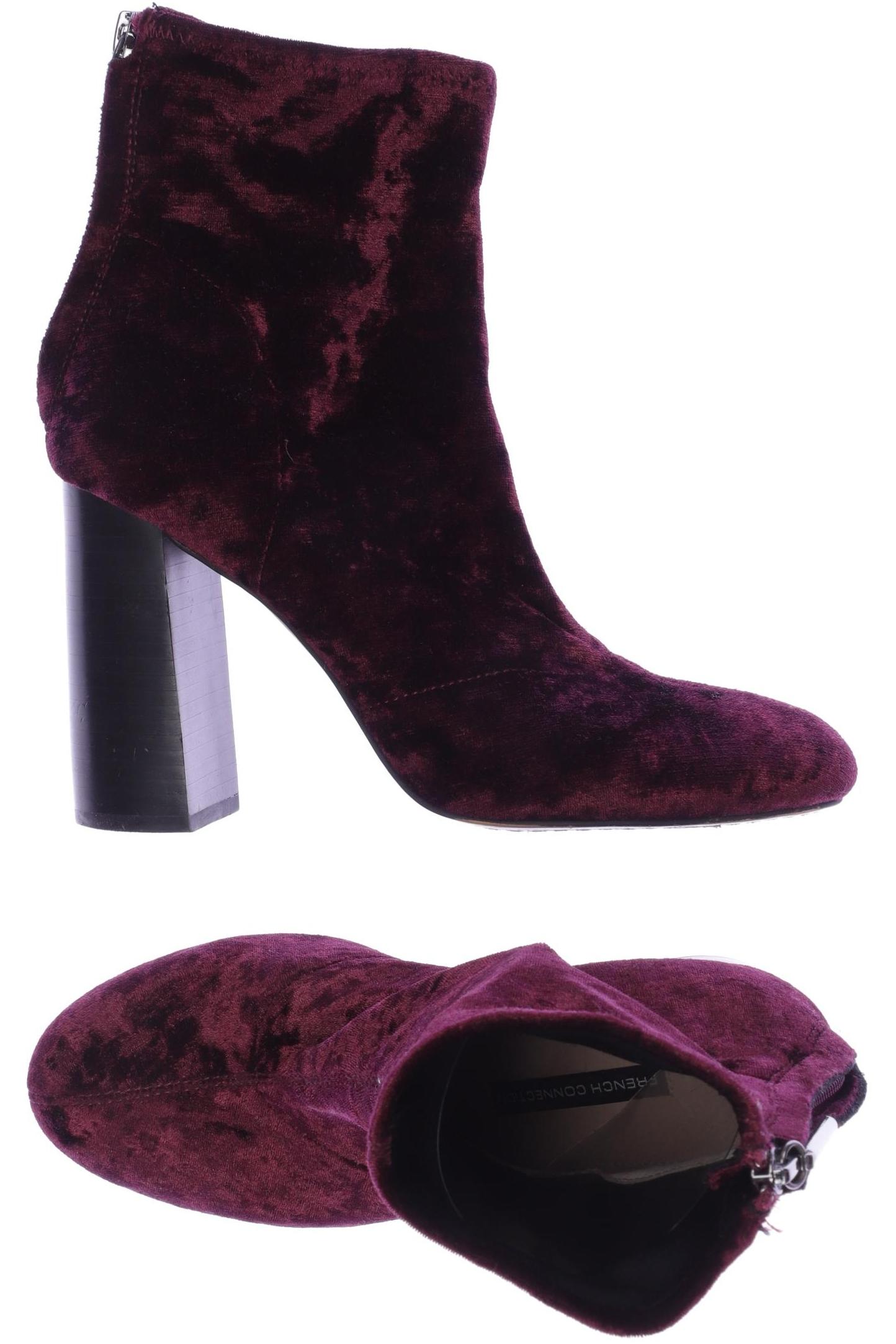 

French Connection Damen Stiefelette, bordeaux, Gr. 39