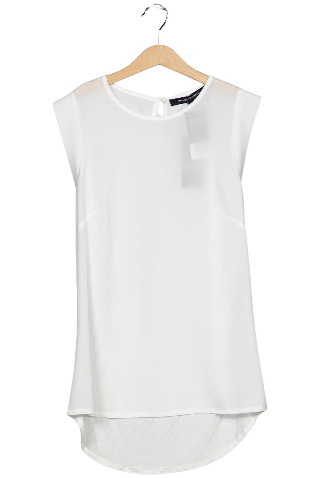 

French Connection Damen T-Shirt, weiß, Gr. 34