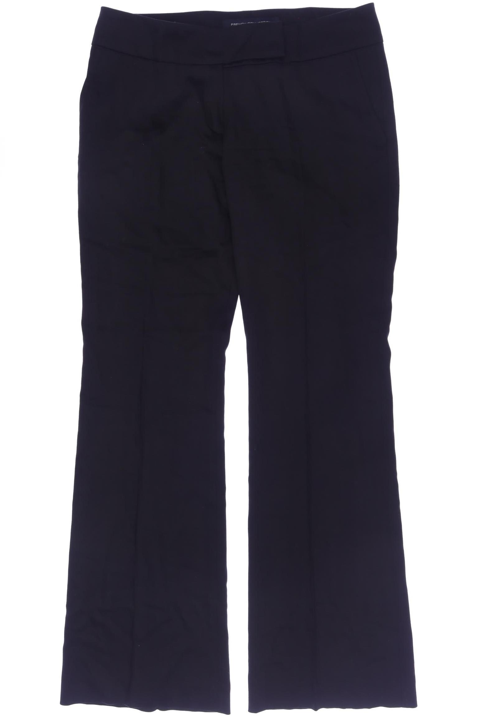 

French Connection Damen Stoffhose, schwarz, Gr. 12