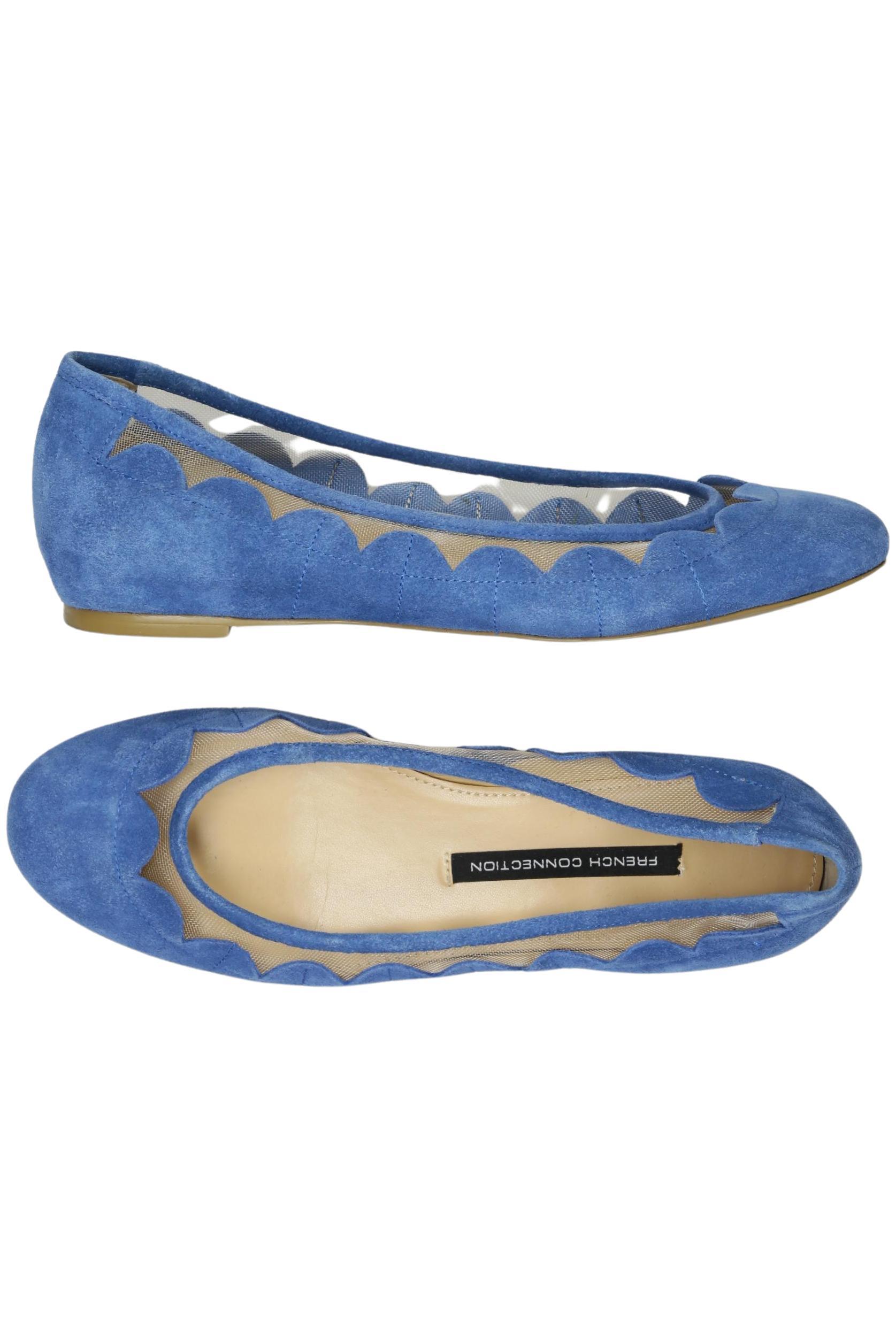 

French Connection Damen Ballerinas, blau, Gr. 38
