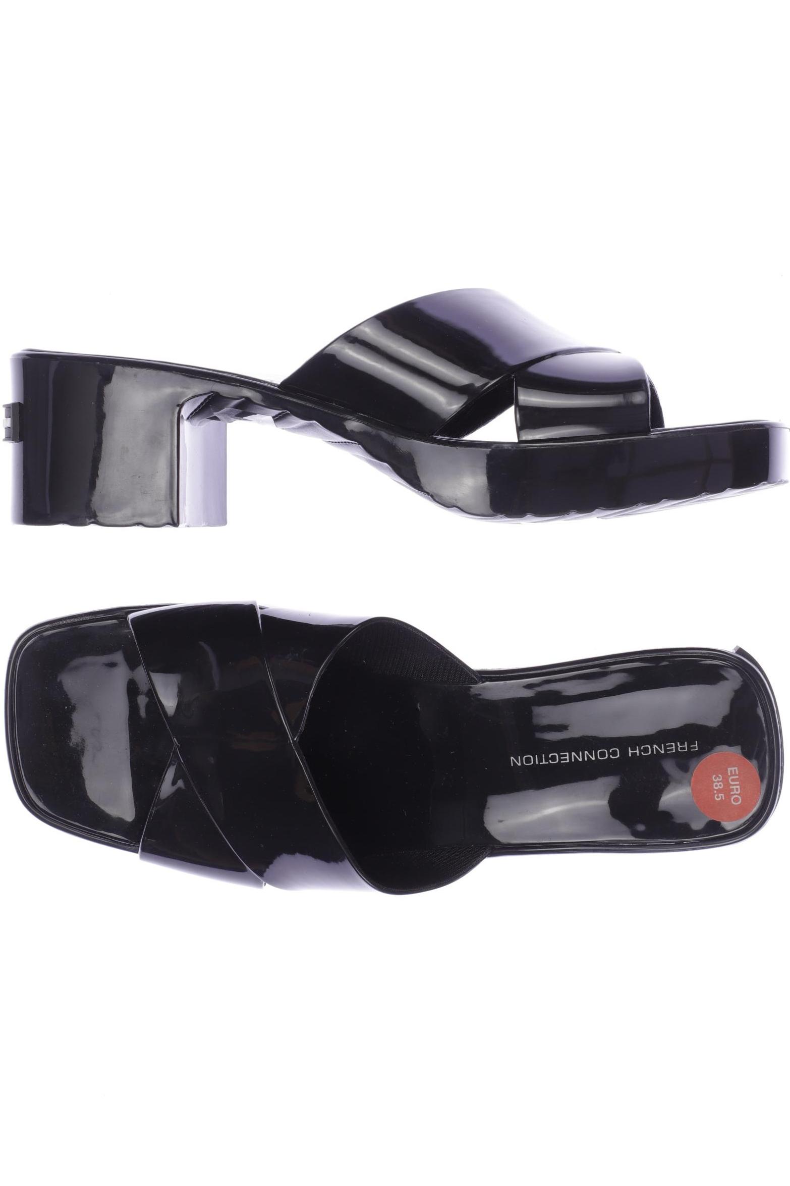 

French Connection Damen Sandale, schwarz, Gr. 38.5