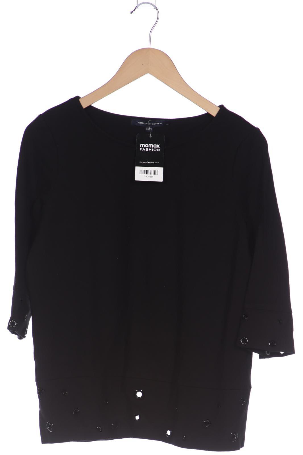 

French Connection Damen Sweatshirt, schwarz, Gr. 12