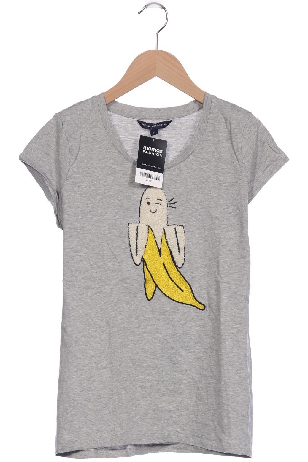 

French Connection Damen T-Shirt, grau, Gr. 36