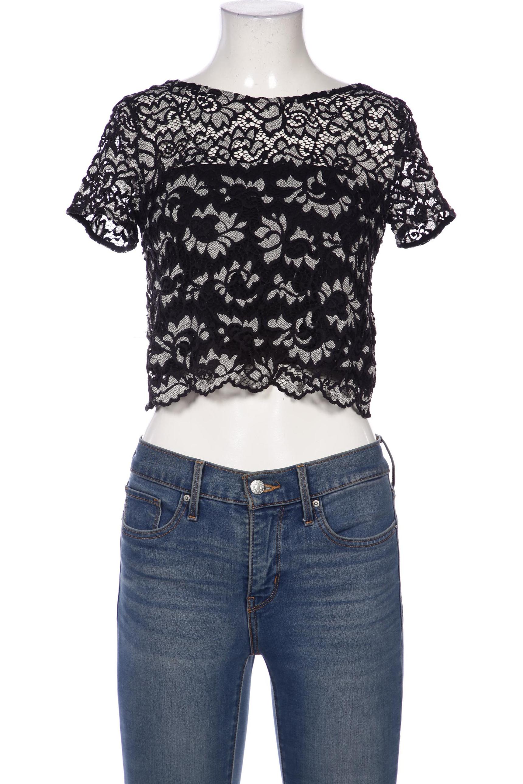 

French Connection Damen Bluse, marineblau, Gr. 34