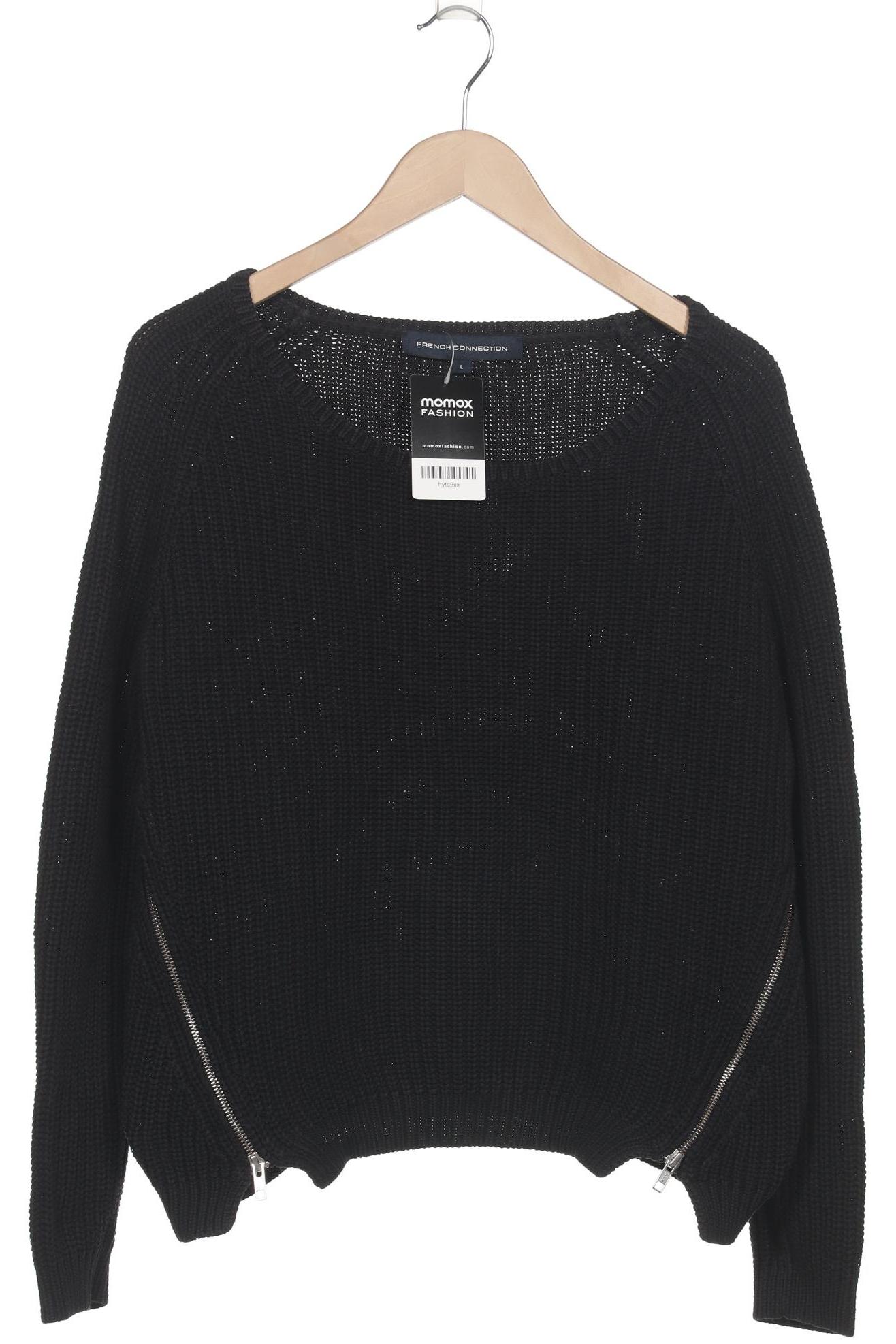 

French Connection Damen Pullover, schwarz, Gr. 42