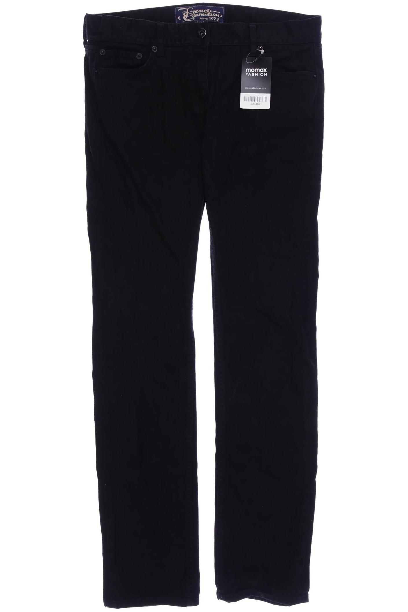 

French Connection Damen Jeans, schwarz