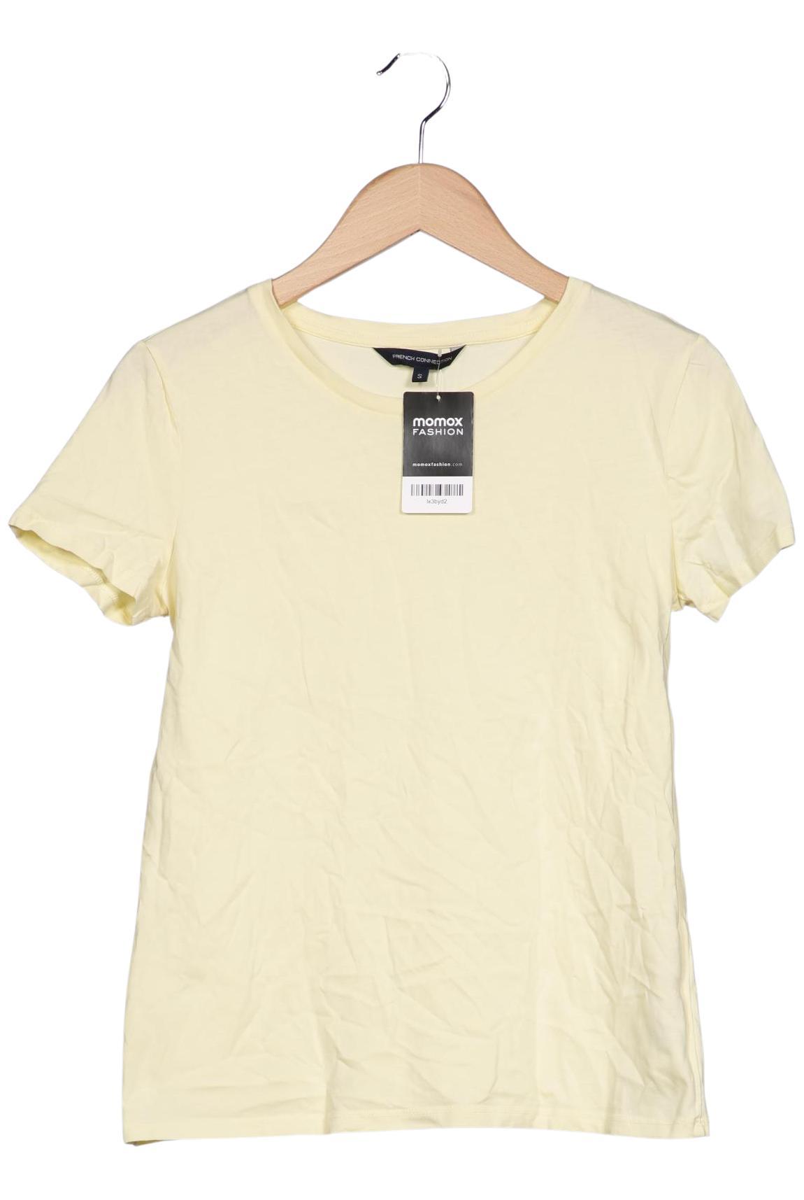 

French Connection Damen T-Shirt, gelb, Gr. 36