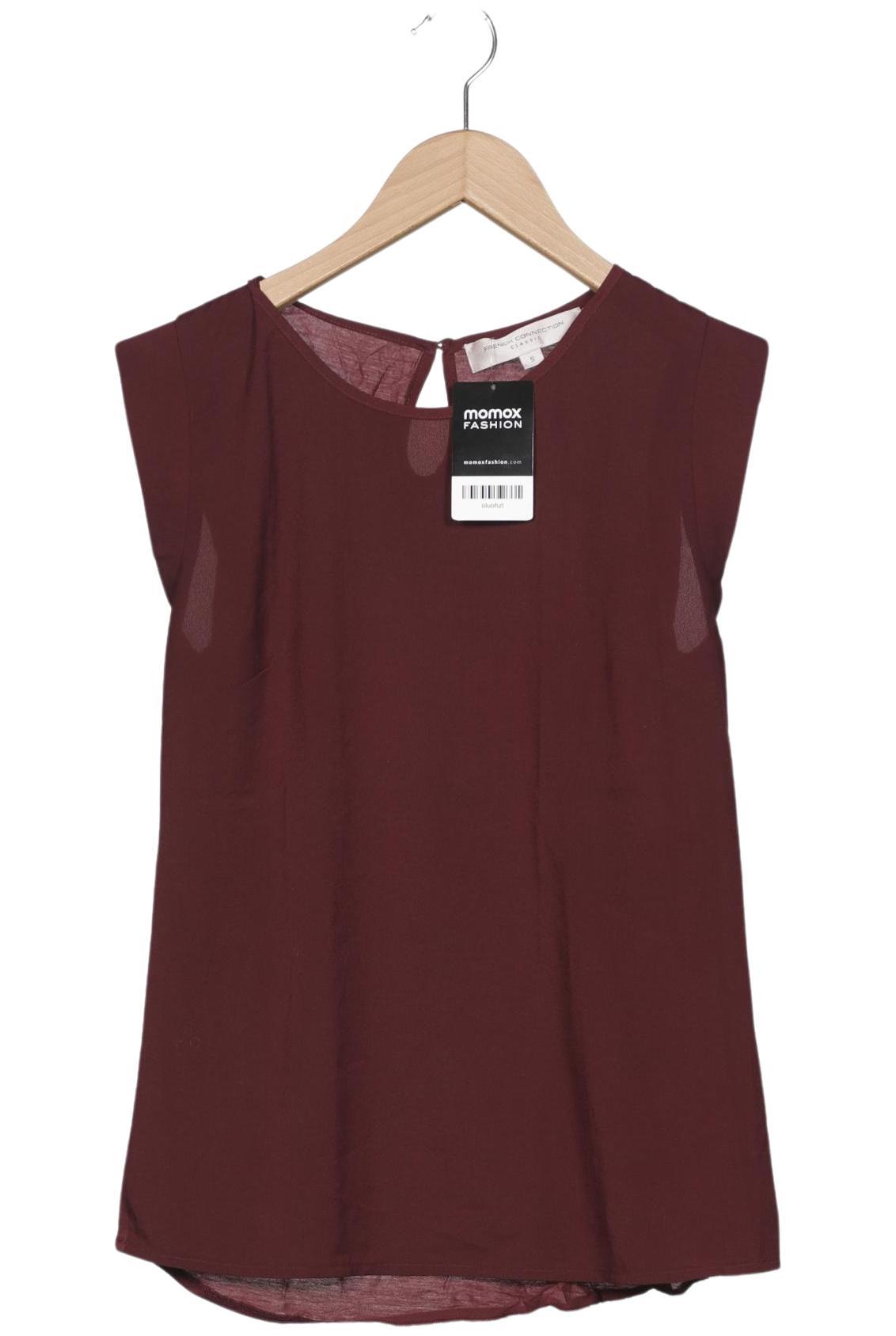 

French Connection Damen T-Shirt, bordeaux, Gr. 36