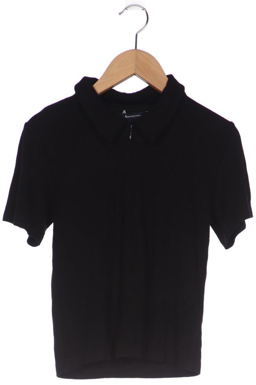 

French Connection Damen Poloshirt, schwarz