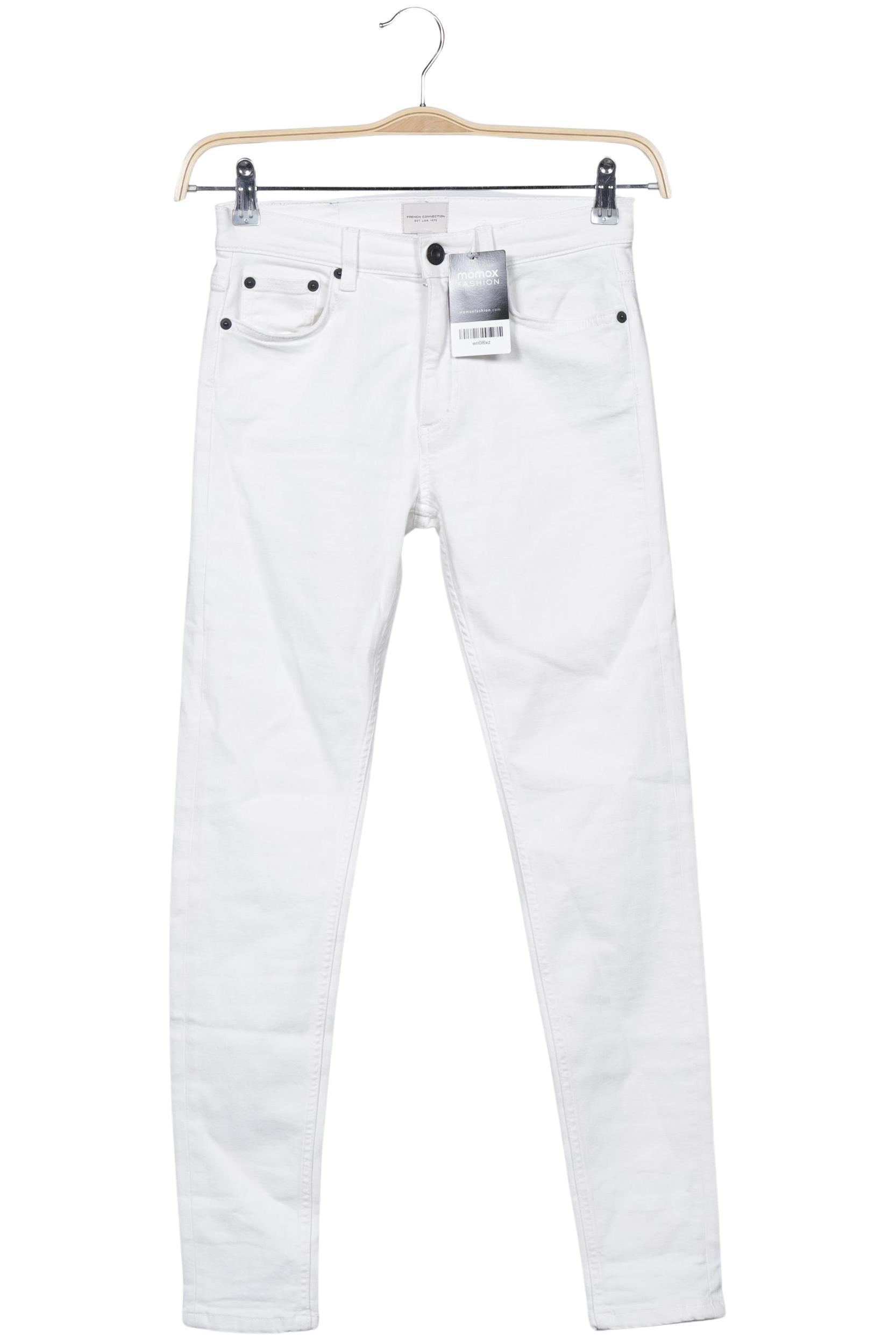 

French Connection Damen Stoffhose, weiß, Gr. 0