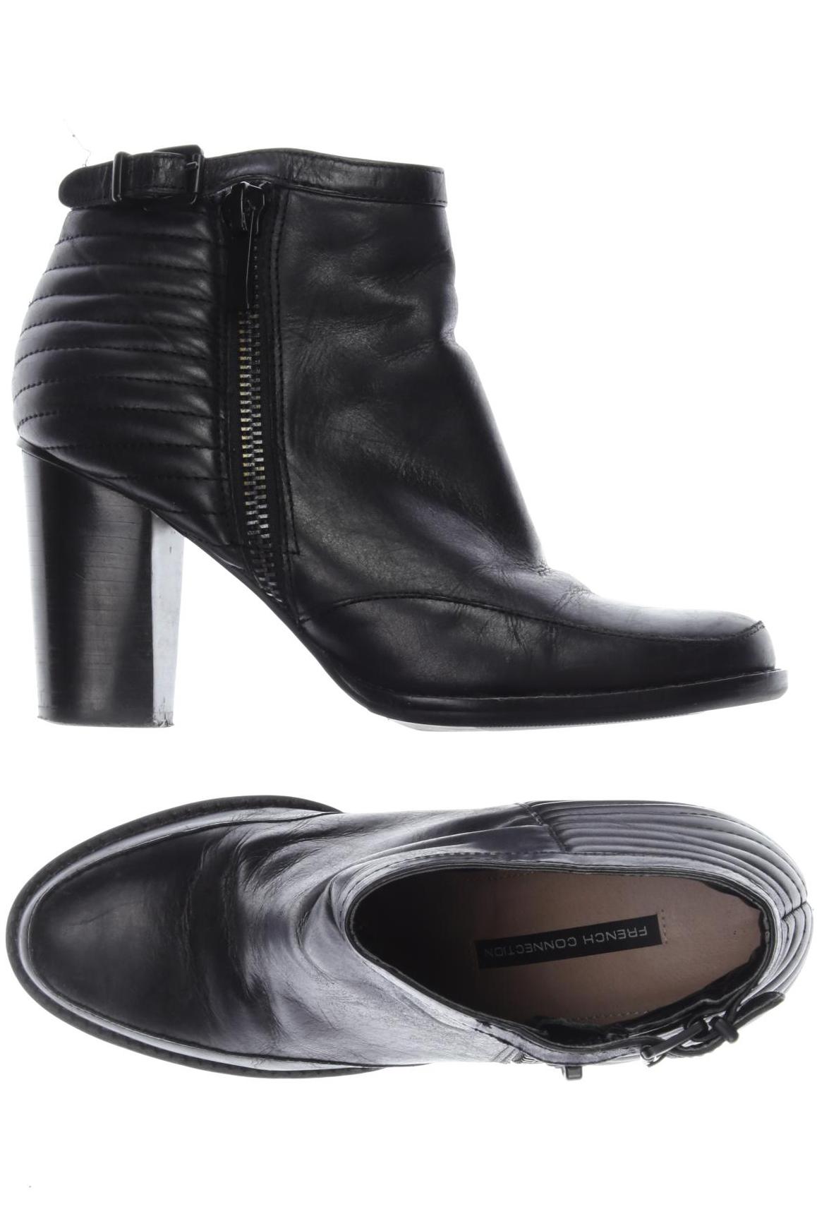 

French Connection Damen Stiefelette, schwarz, Gr. 40