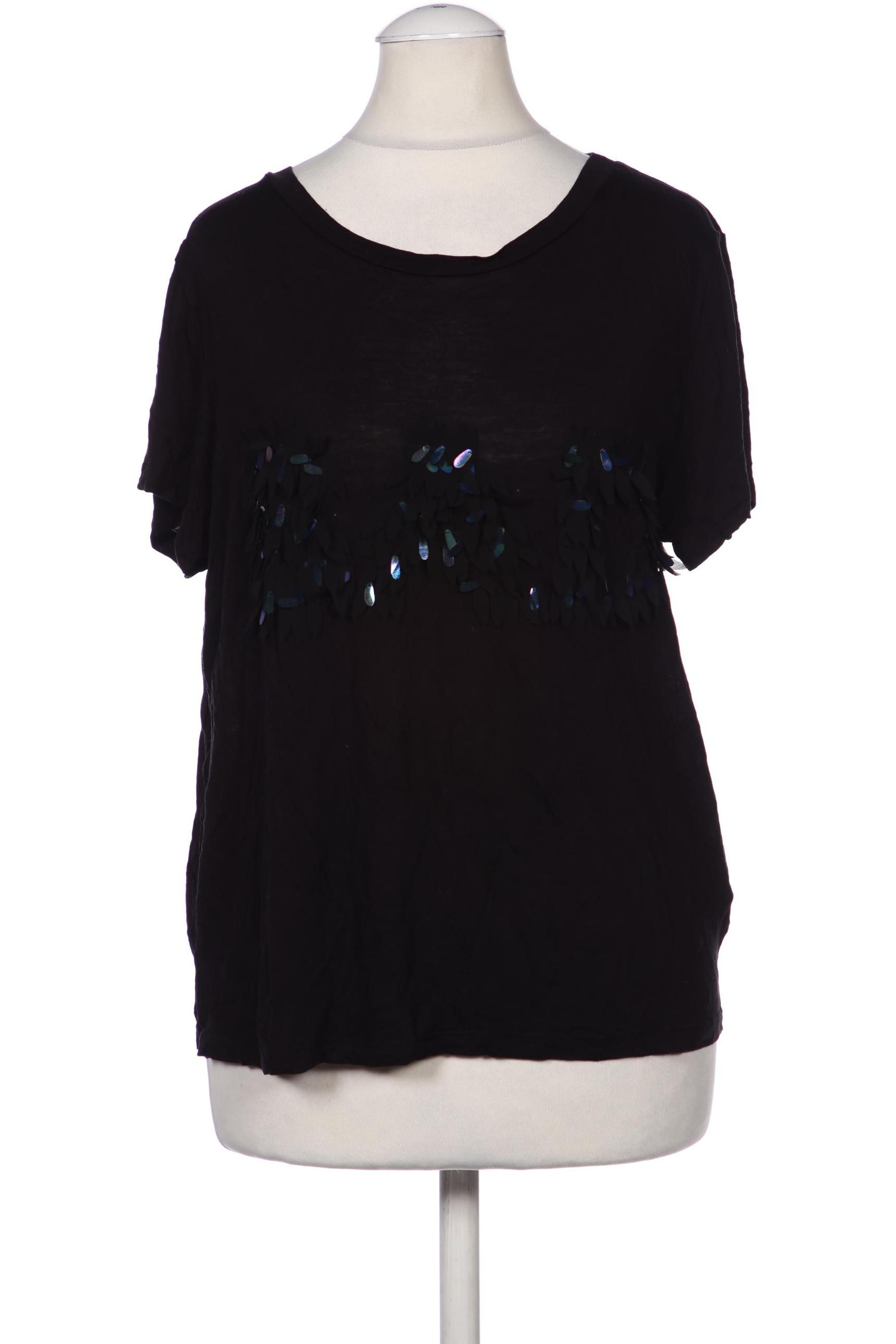 

French Connection Damen T-Shirt, schwarz, Gr. 34