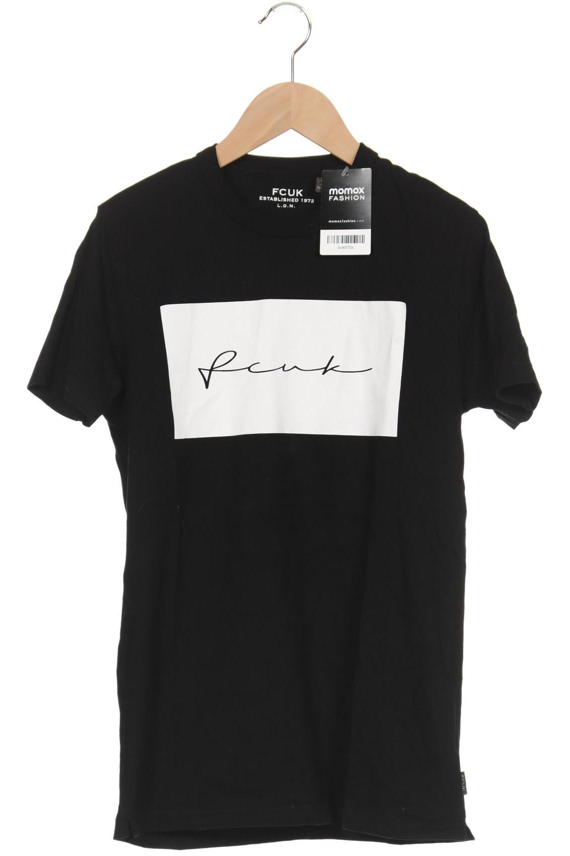 

French Connection Herren T-Shirt, schwarz, Gr. 46