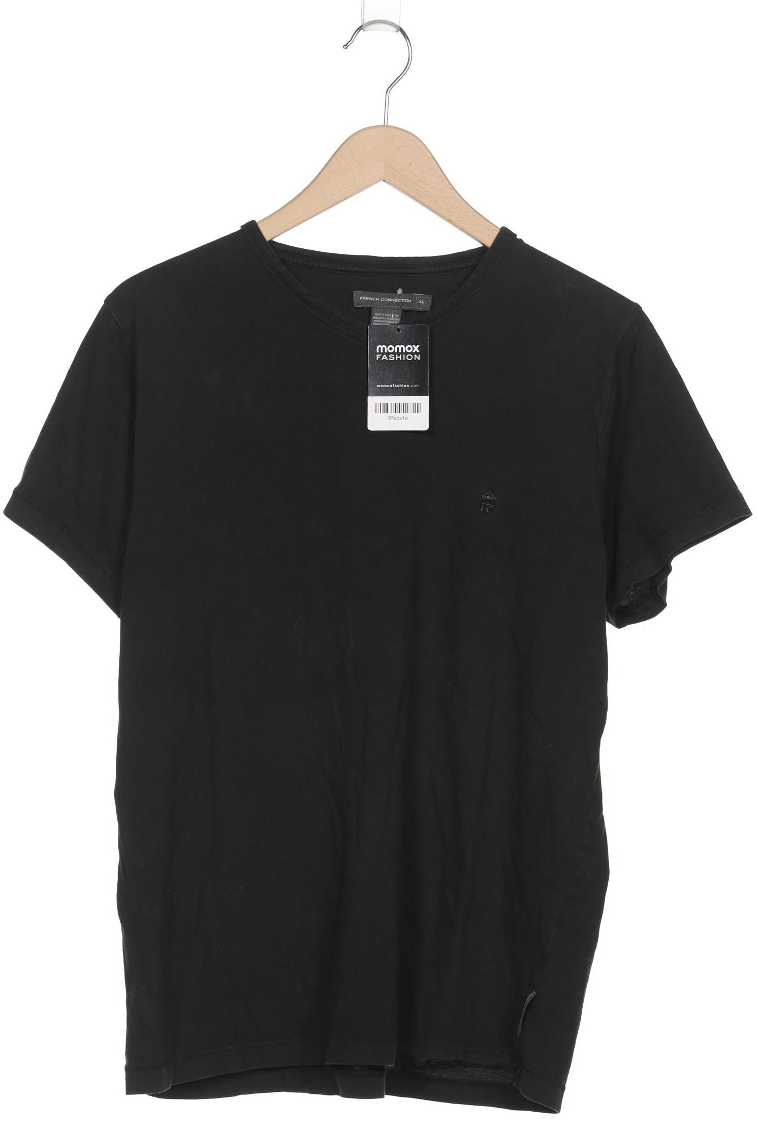 

French Connection Herren T-Shirt, schwarz, Gr. 54