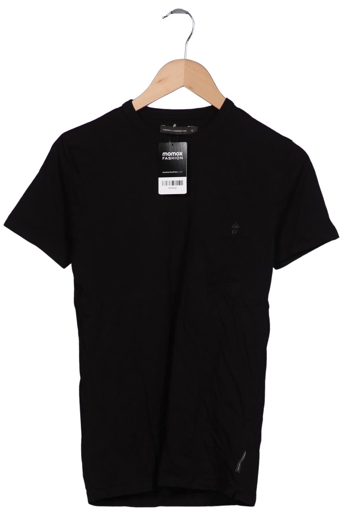 

French Connection Herren T-Shirt, schwarz, Gr. 46