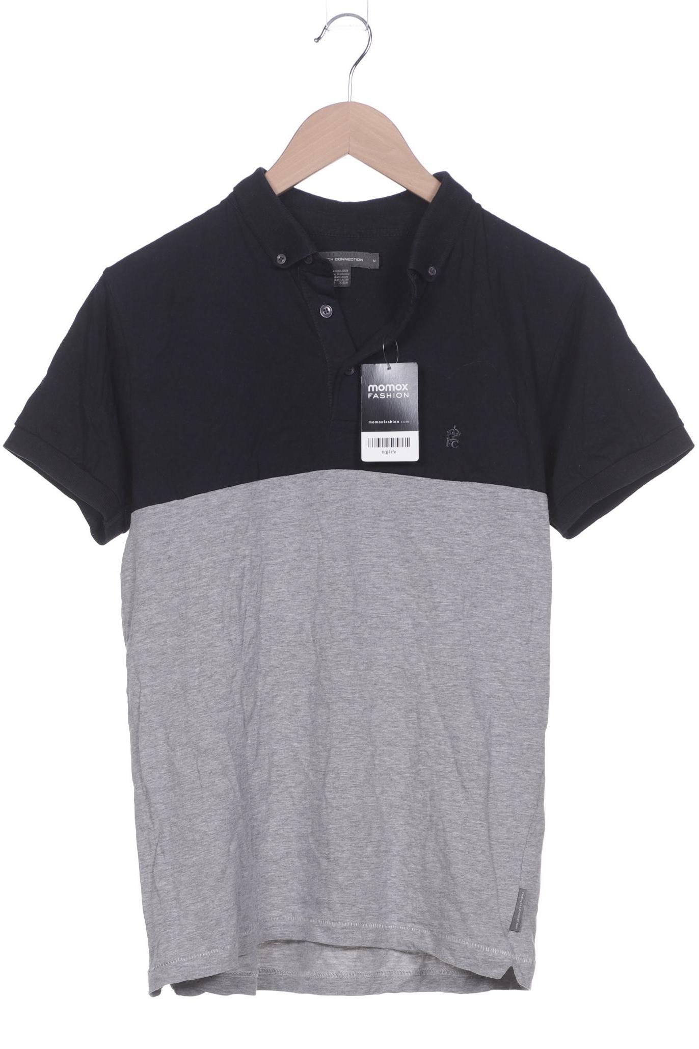 

French Connection Herren Poloshirt, grau, Gr. 48