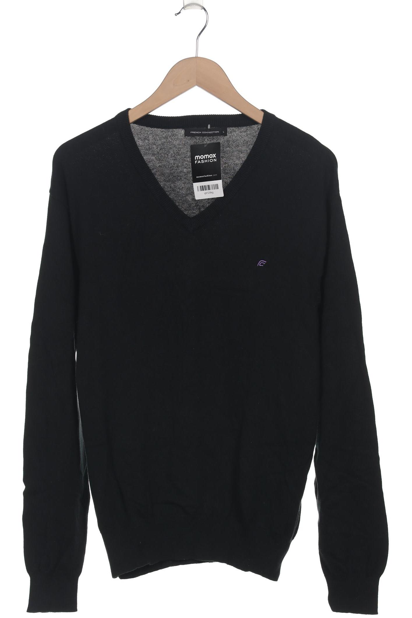 

French Connection Herren Pullover, schwarz, Gr. 52