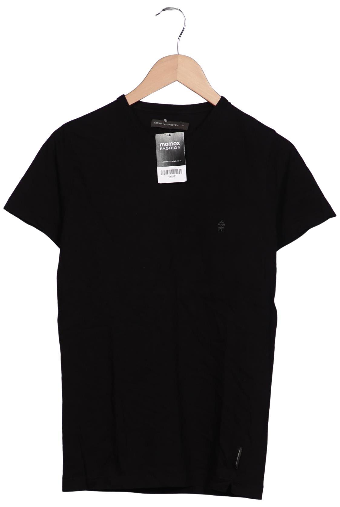 

French Connection Herren T-Shirt, schwarz, Gr. 46