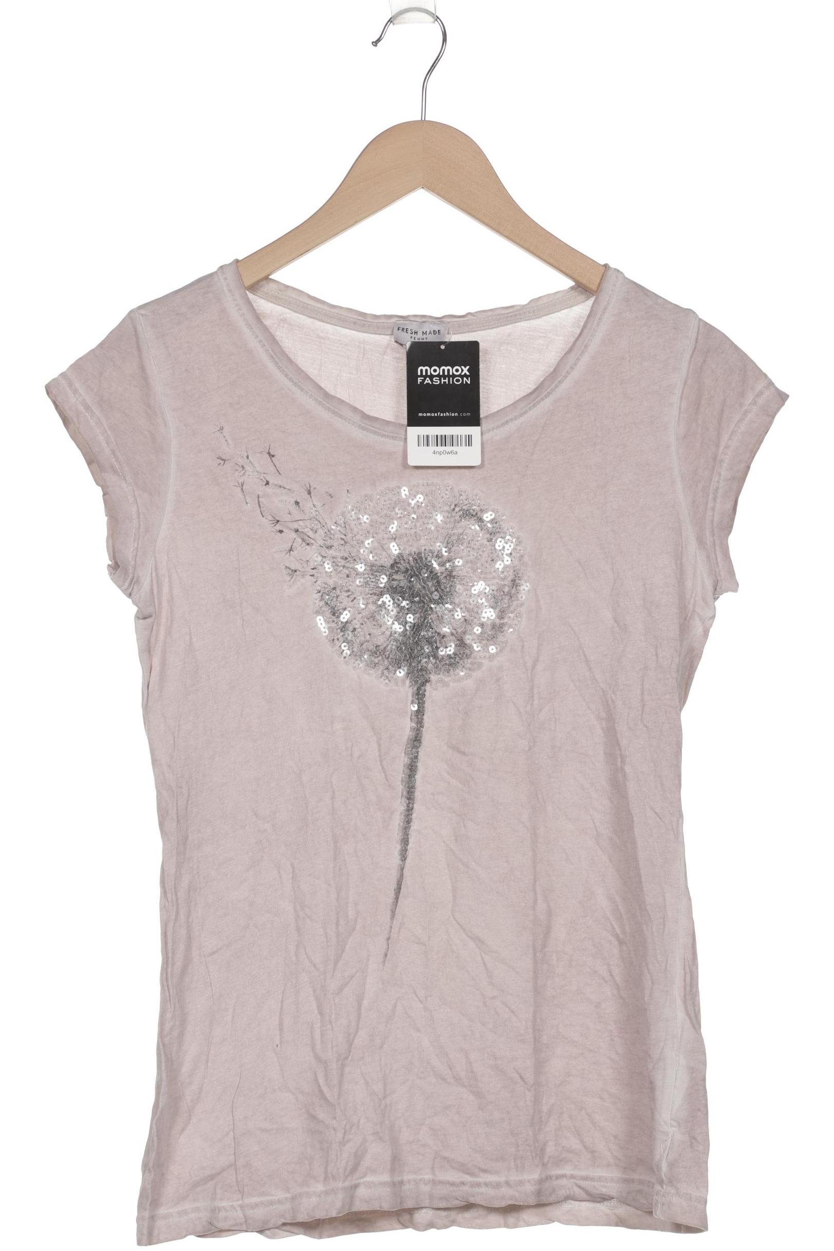 

Fresh Made Damen T-Shirt, grau, Gr. 38