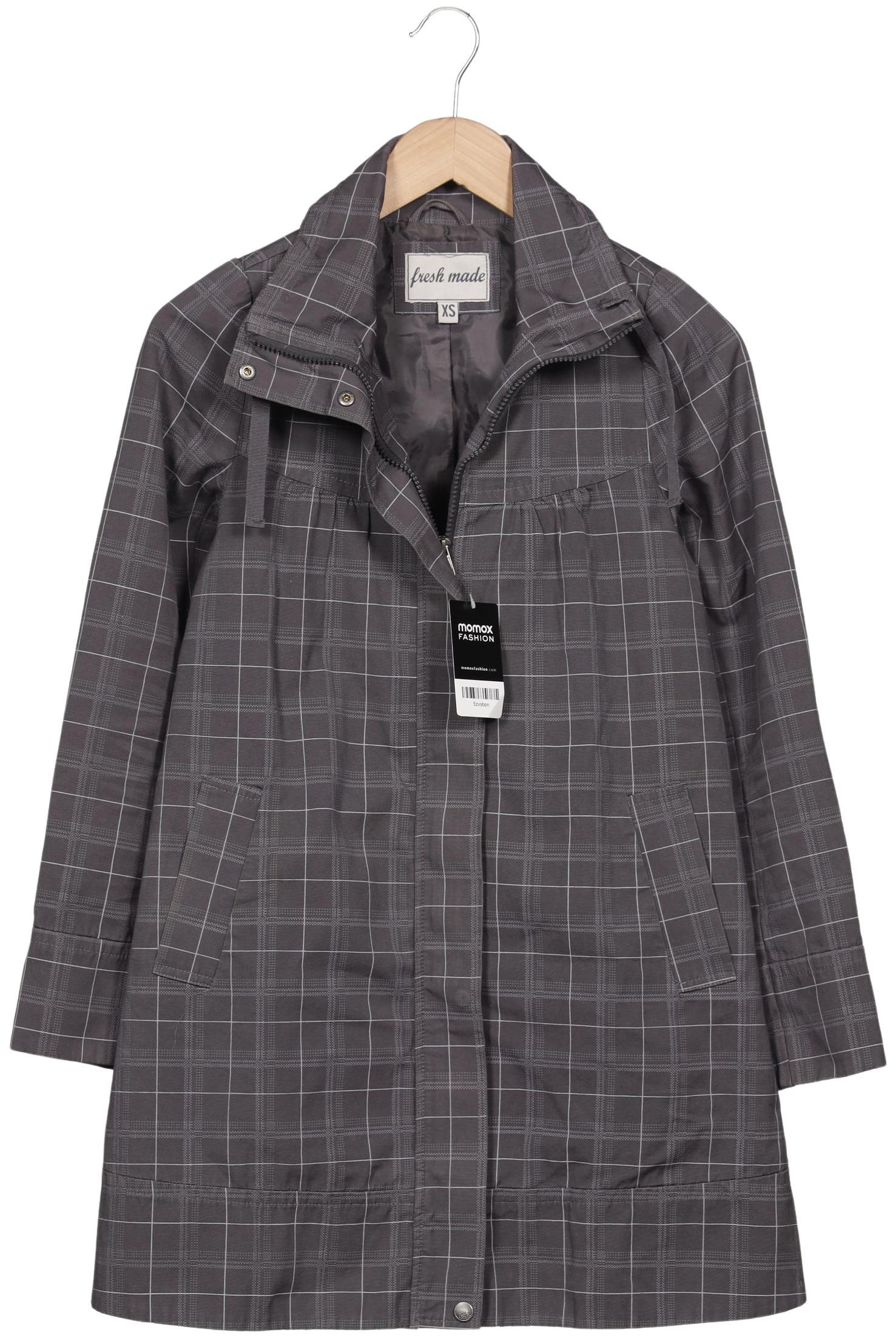 

Fresh Made Damen Mantel, grau, Gr. 34