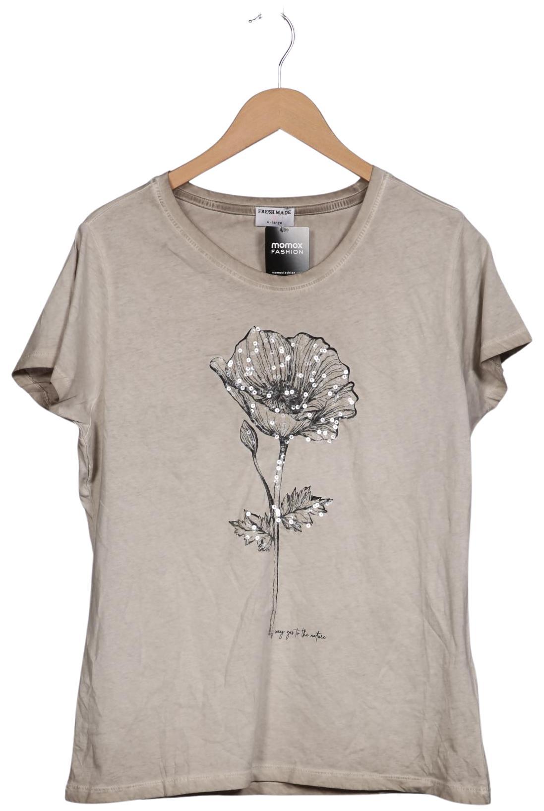 

Fresh Made Damen T-Shirt, beige, Gr. 44