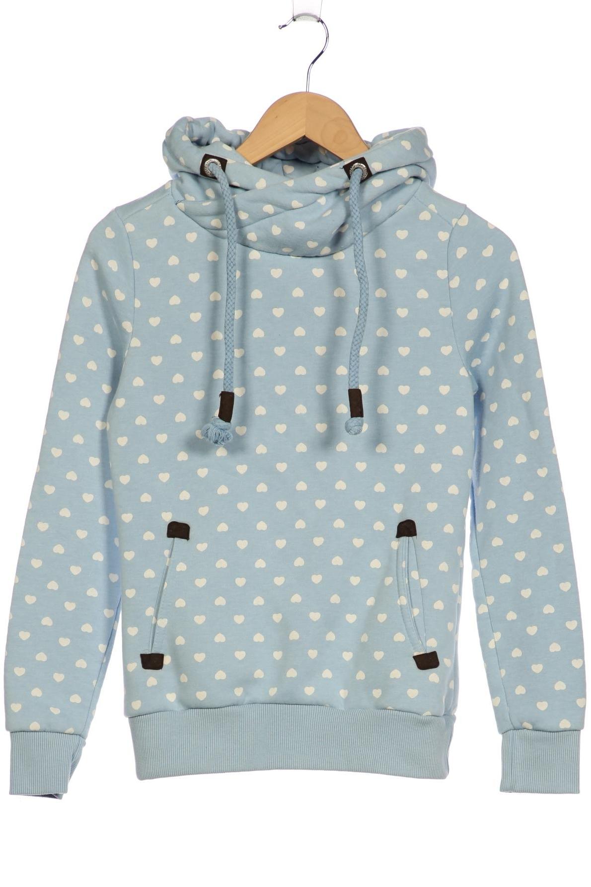 

Fresh Made Damen Kapuzenpullover, hellblau, Gr. 36