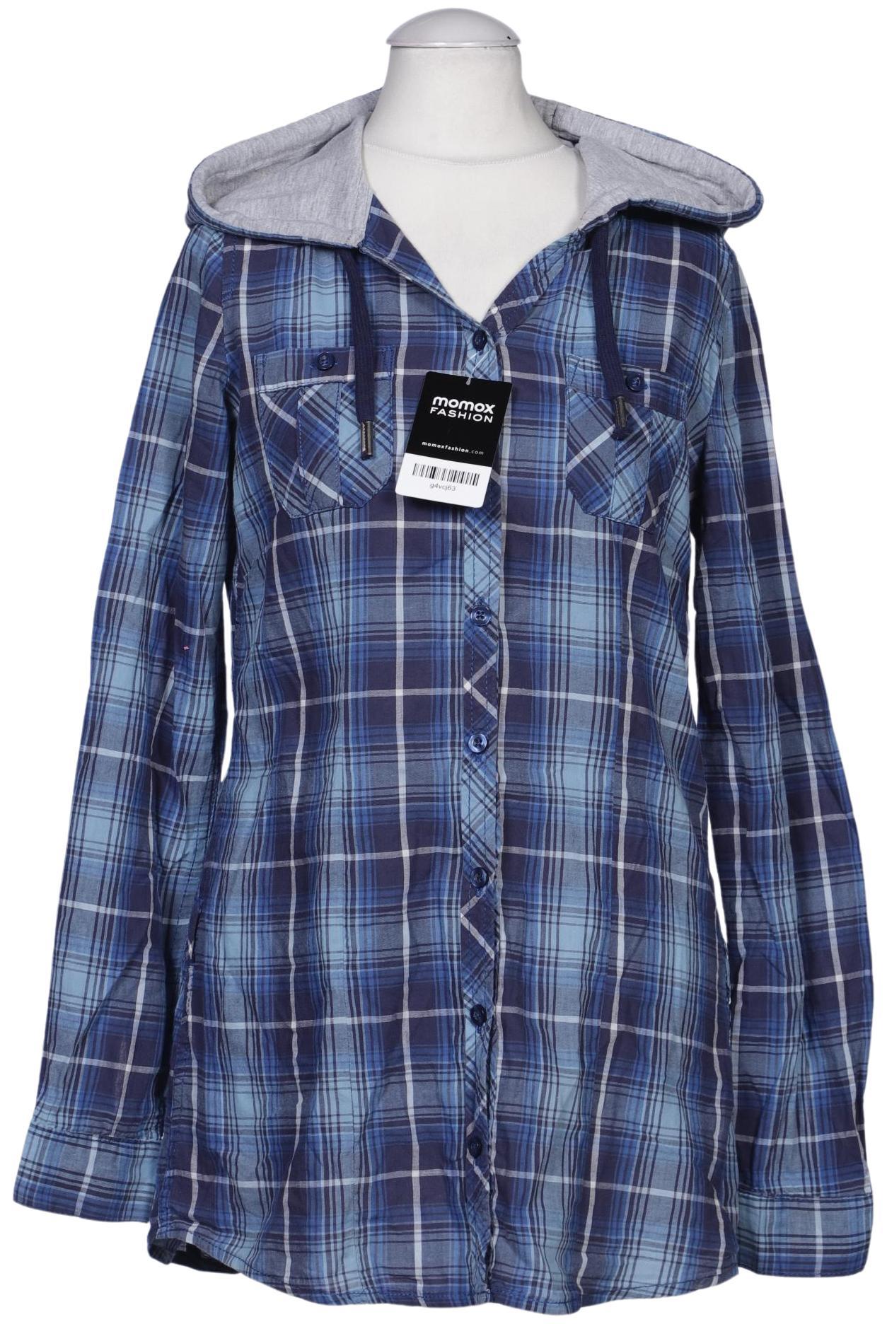 

Fresh Made Damen Bluse, blau, Gr. 36