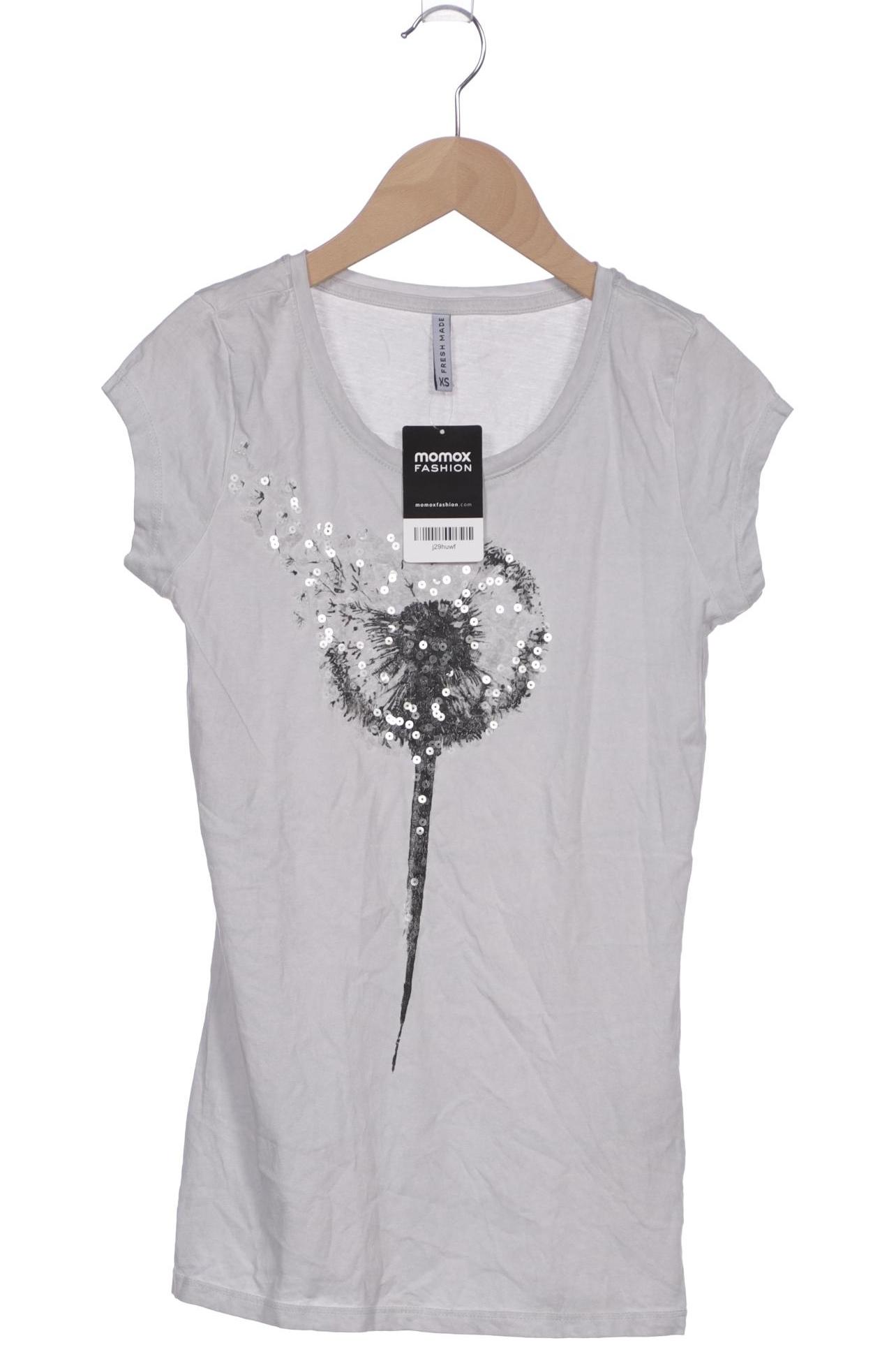 

Fresh Made Damen T-Shirt, grau, Gr. 34