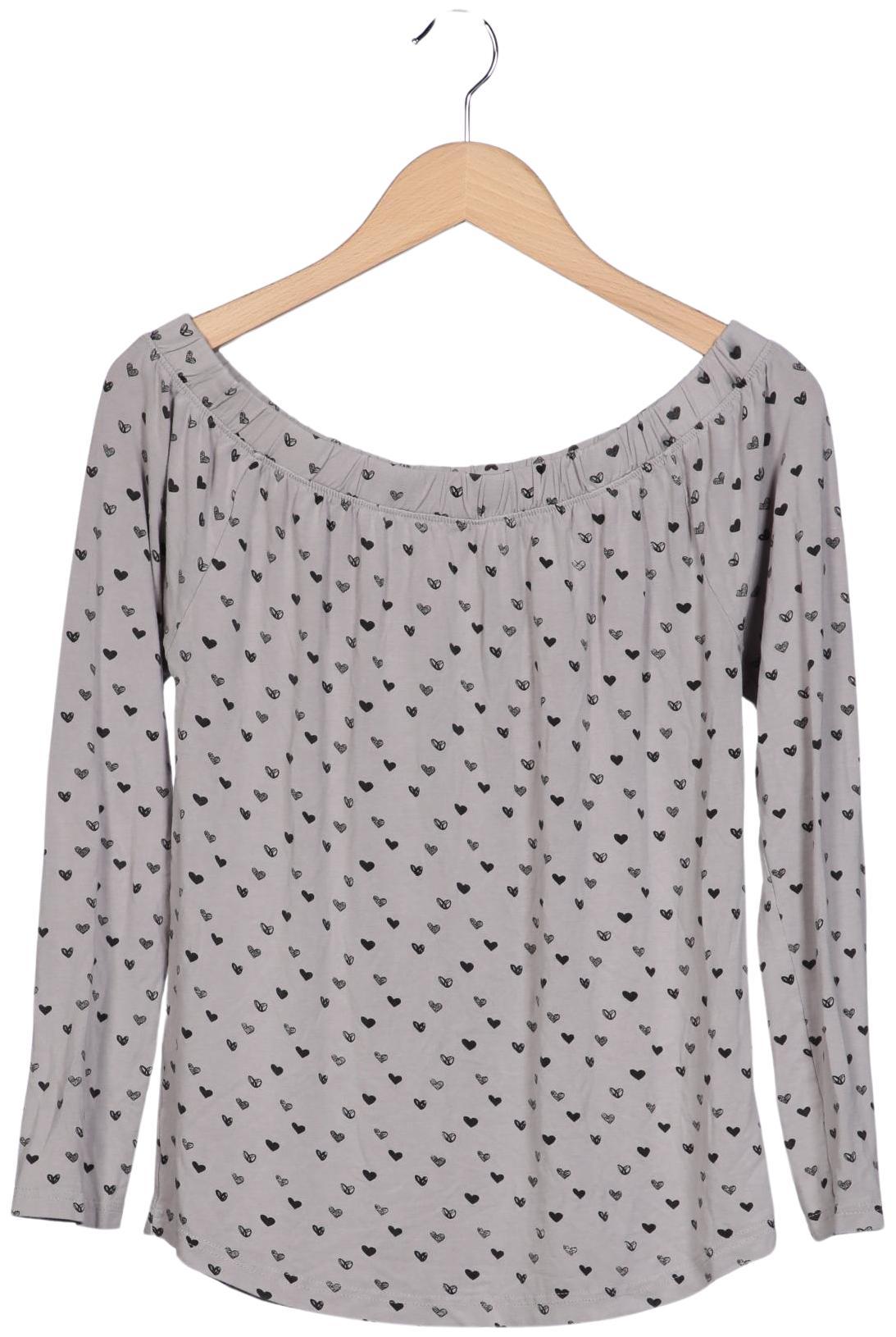 

Fresh Made Damen Langarmshirt, grau, Gr. 36