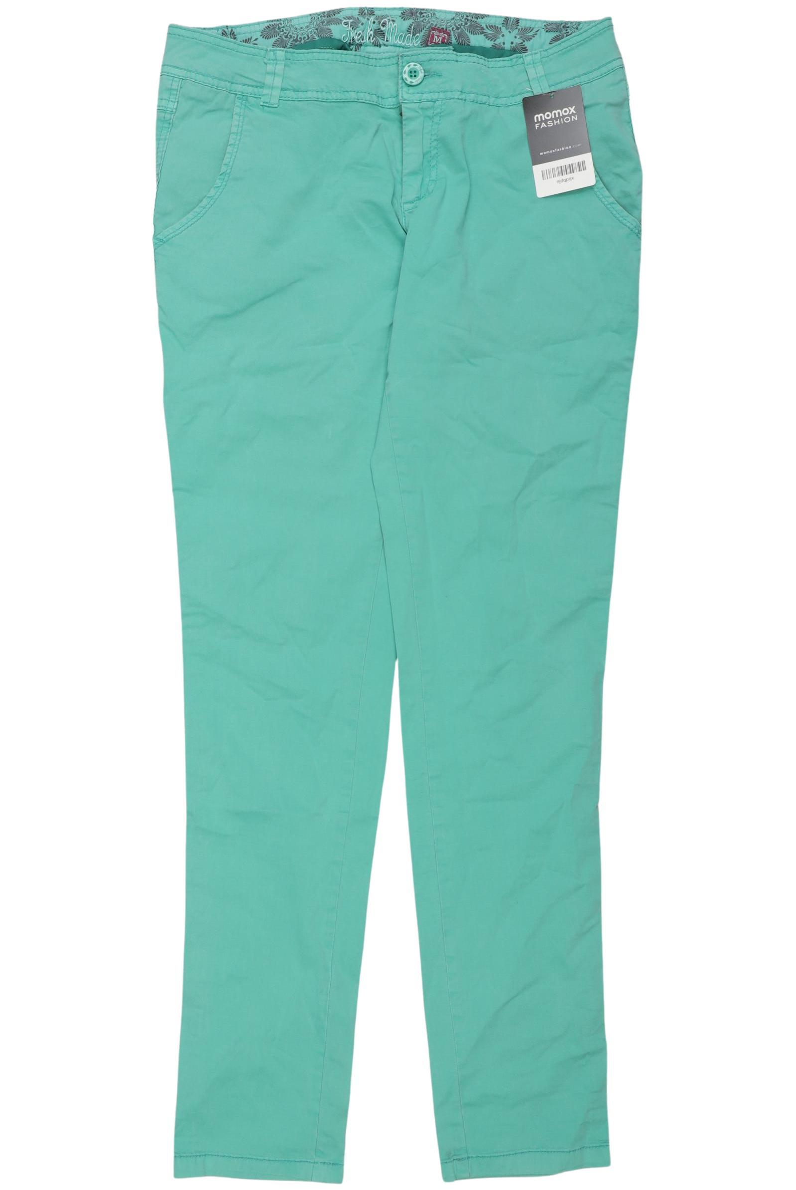 

Fresh Made Damen Stoffhose, grün, Gr. 0