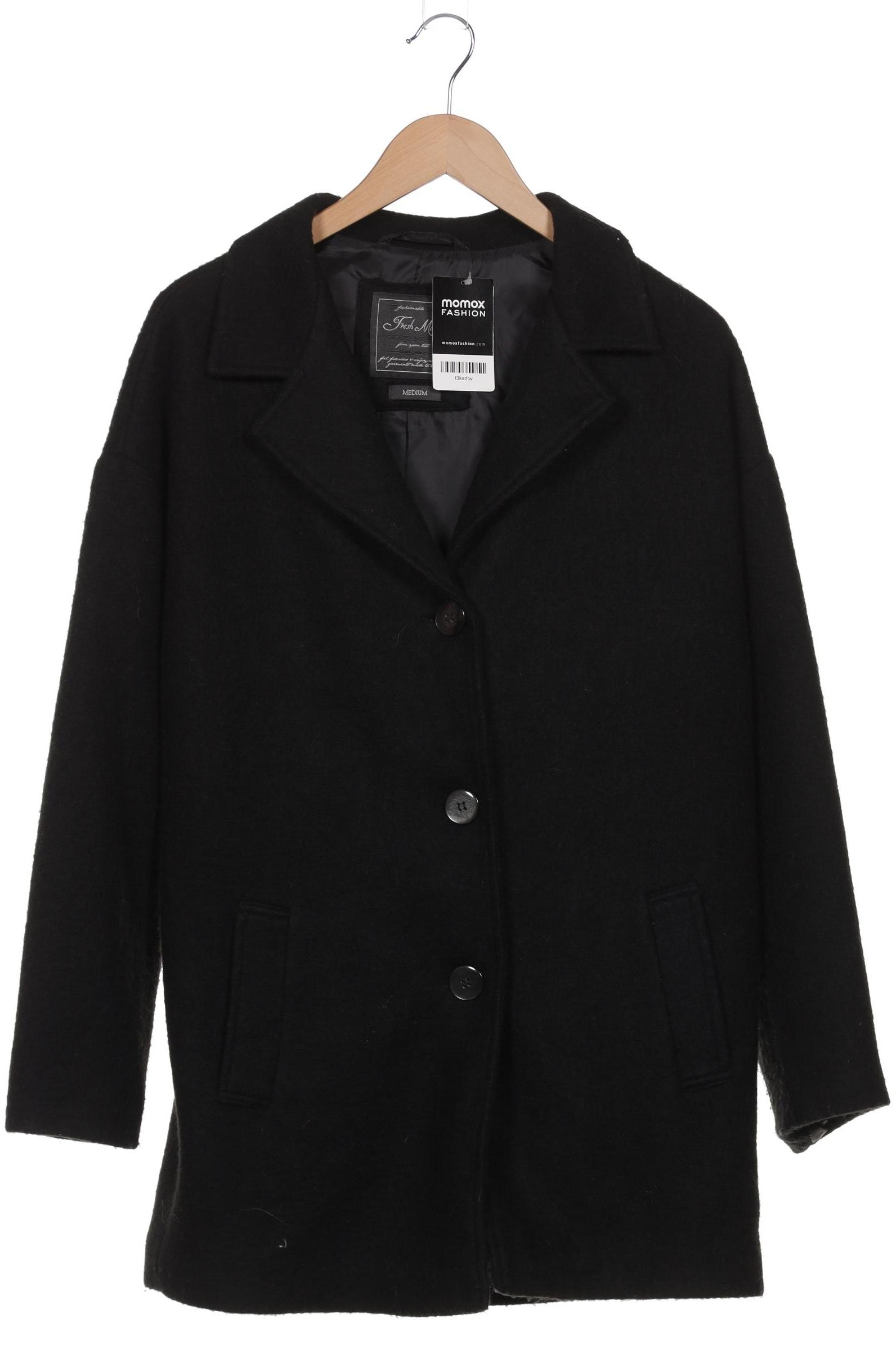 

Fresh Made Damen Mantel, schwarz, Gr. 38