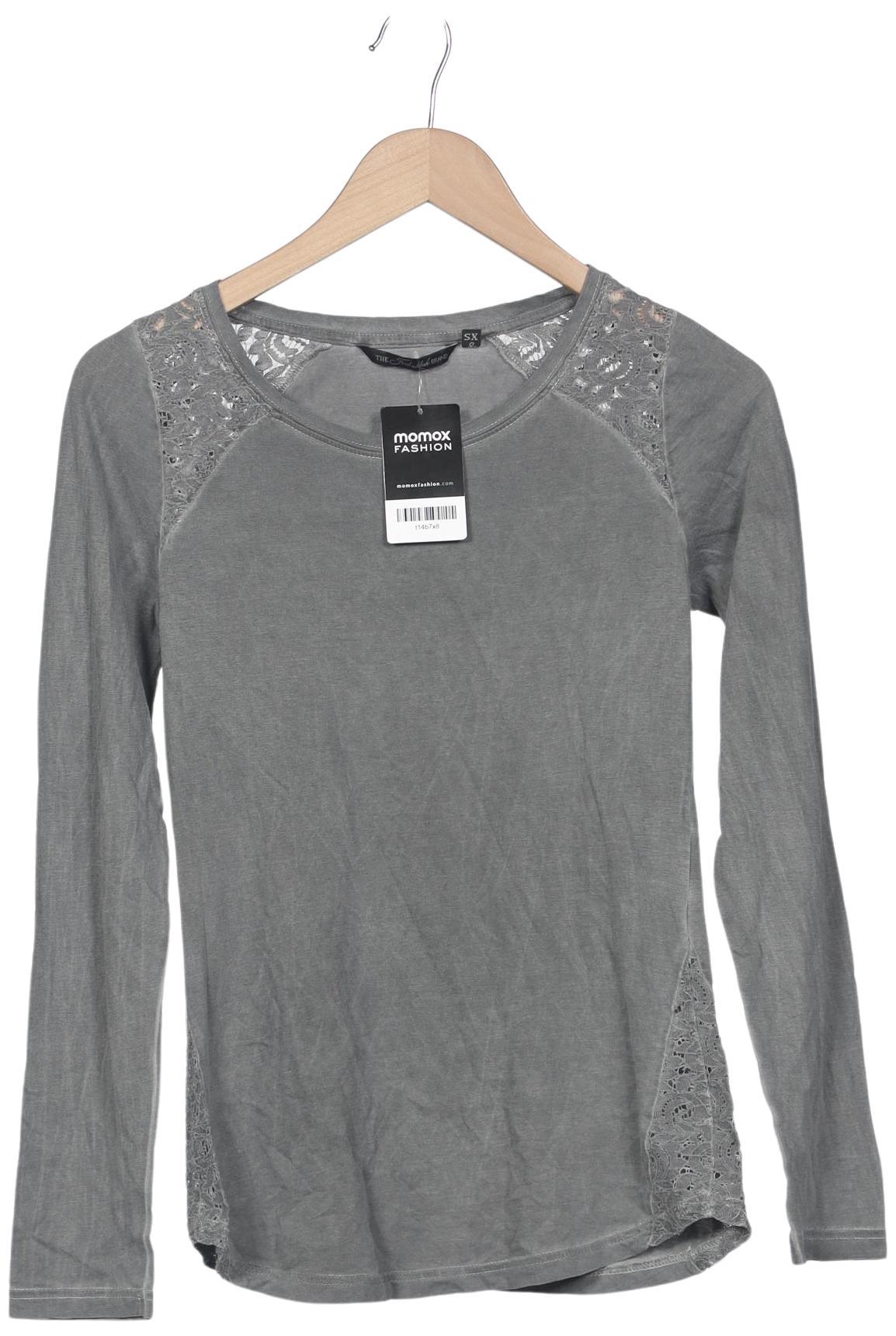 

Fresh Made Damen Langarmshirt, grau, Gr. 34