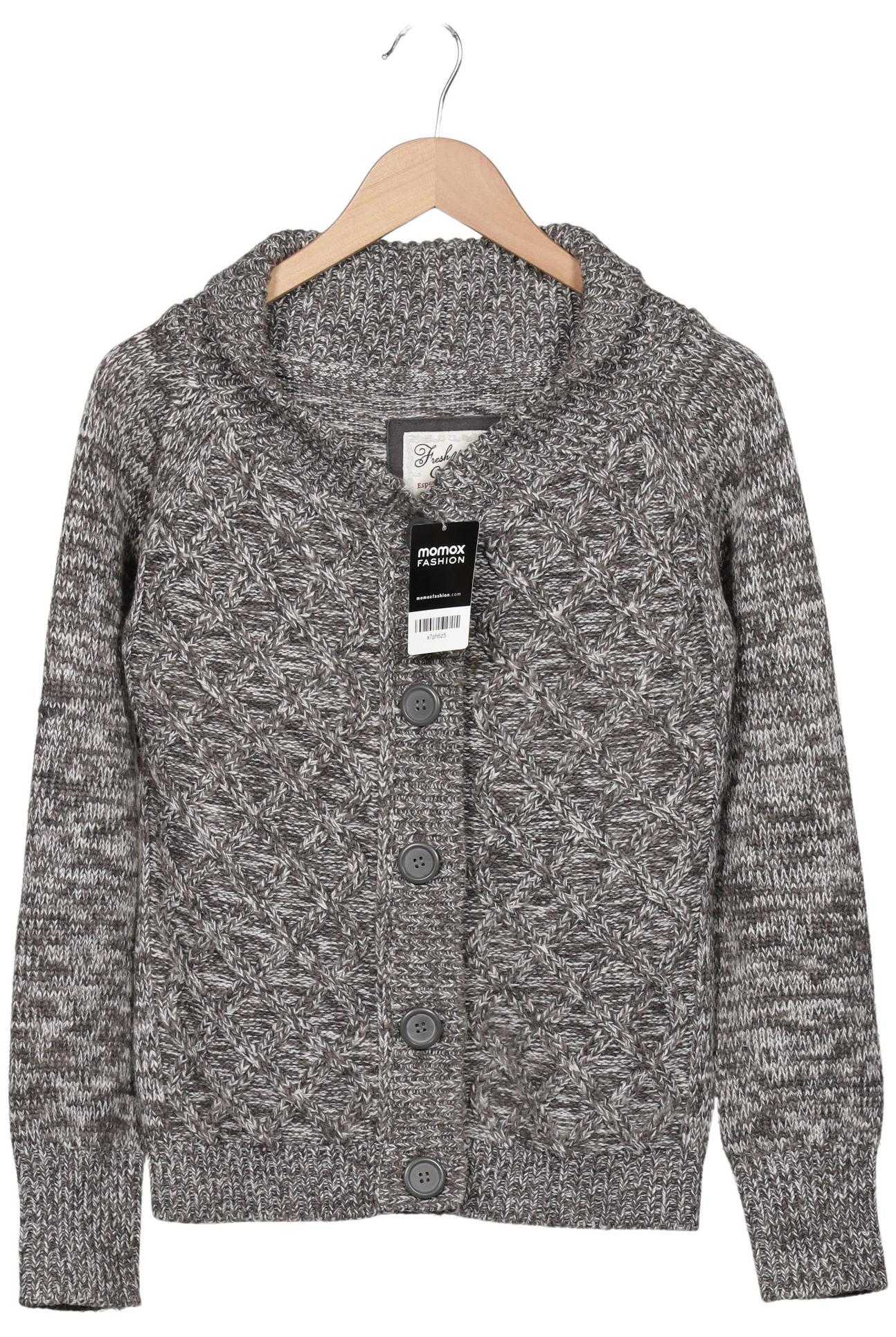 

Fresh Made Damen Strickjacke, grau, Gr. 38