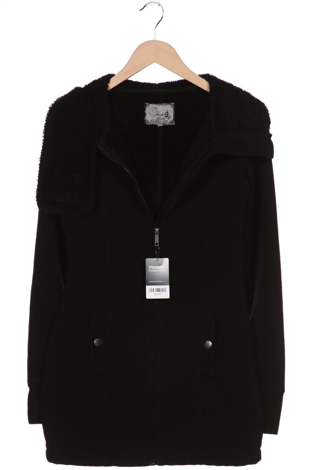 

Fresh Made Damen Mantel, schwarz, Gr. 36