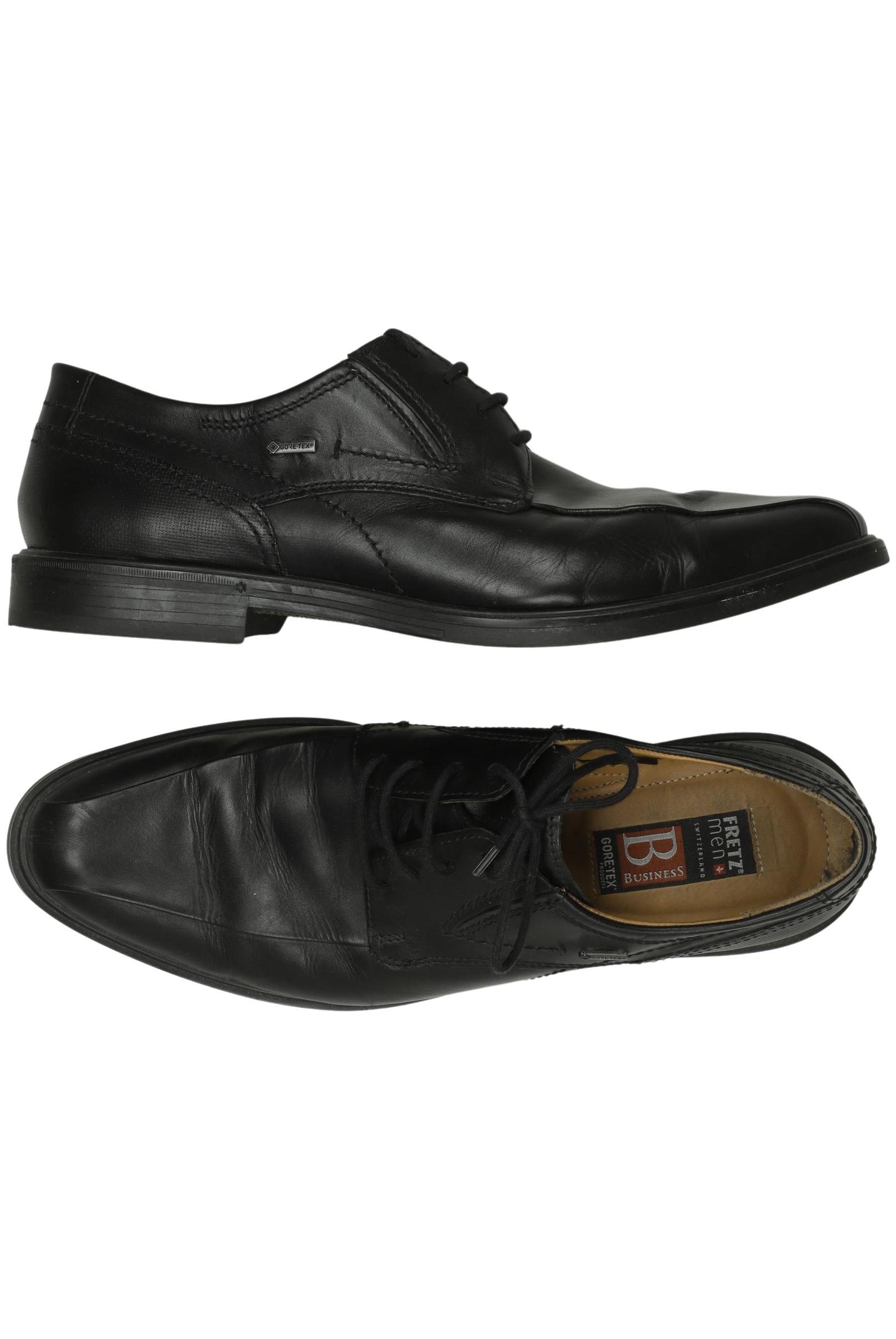 

Fretz MEN Herren Halbschuh, schwarz, Gr. 10.5