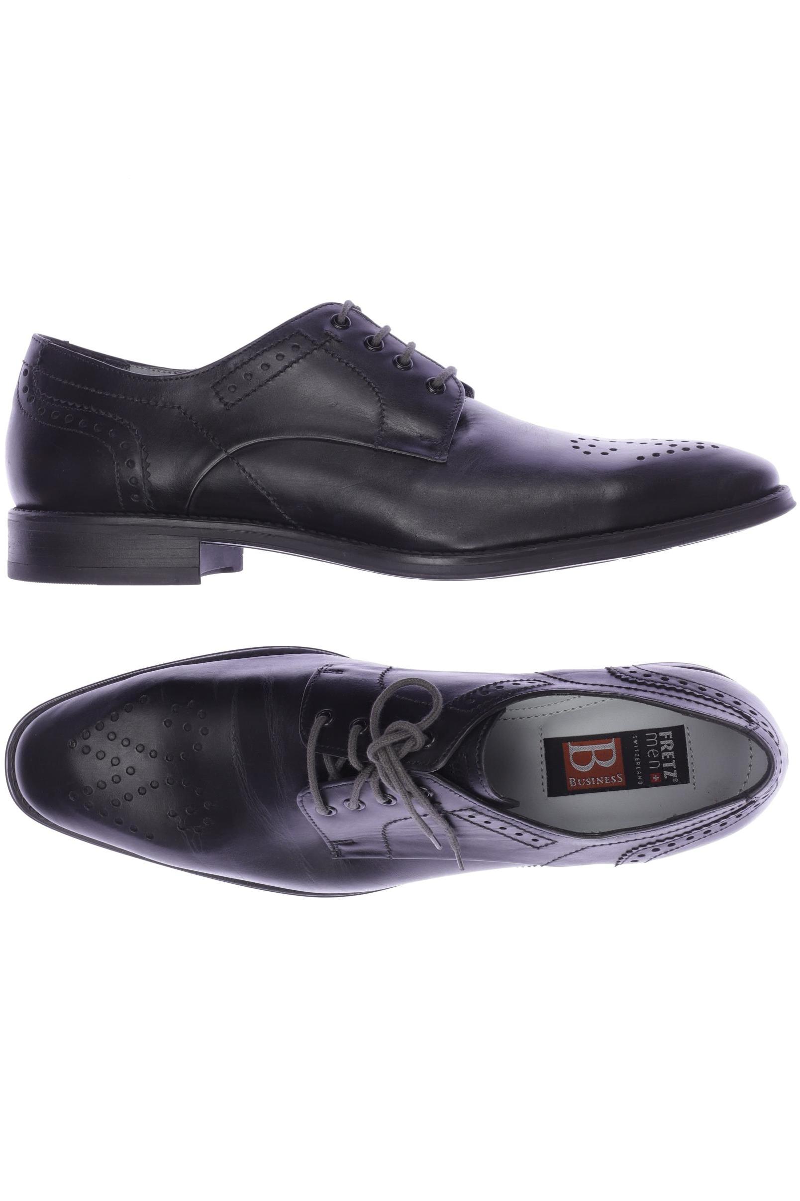 

Fretz MEN Herren Halbschuh, schwarz, Gr. 10.5