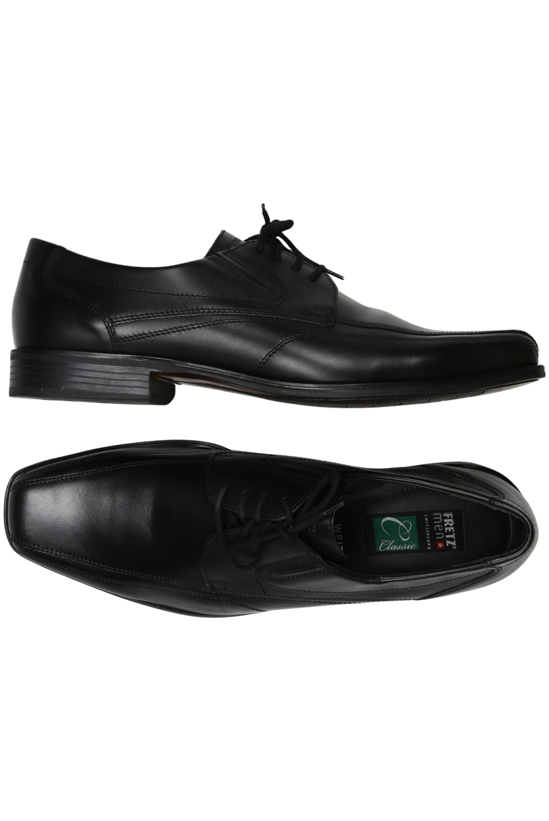 

Fretz MEN Herren Halbschuh, schwarz, Gr. 9.5