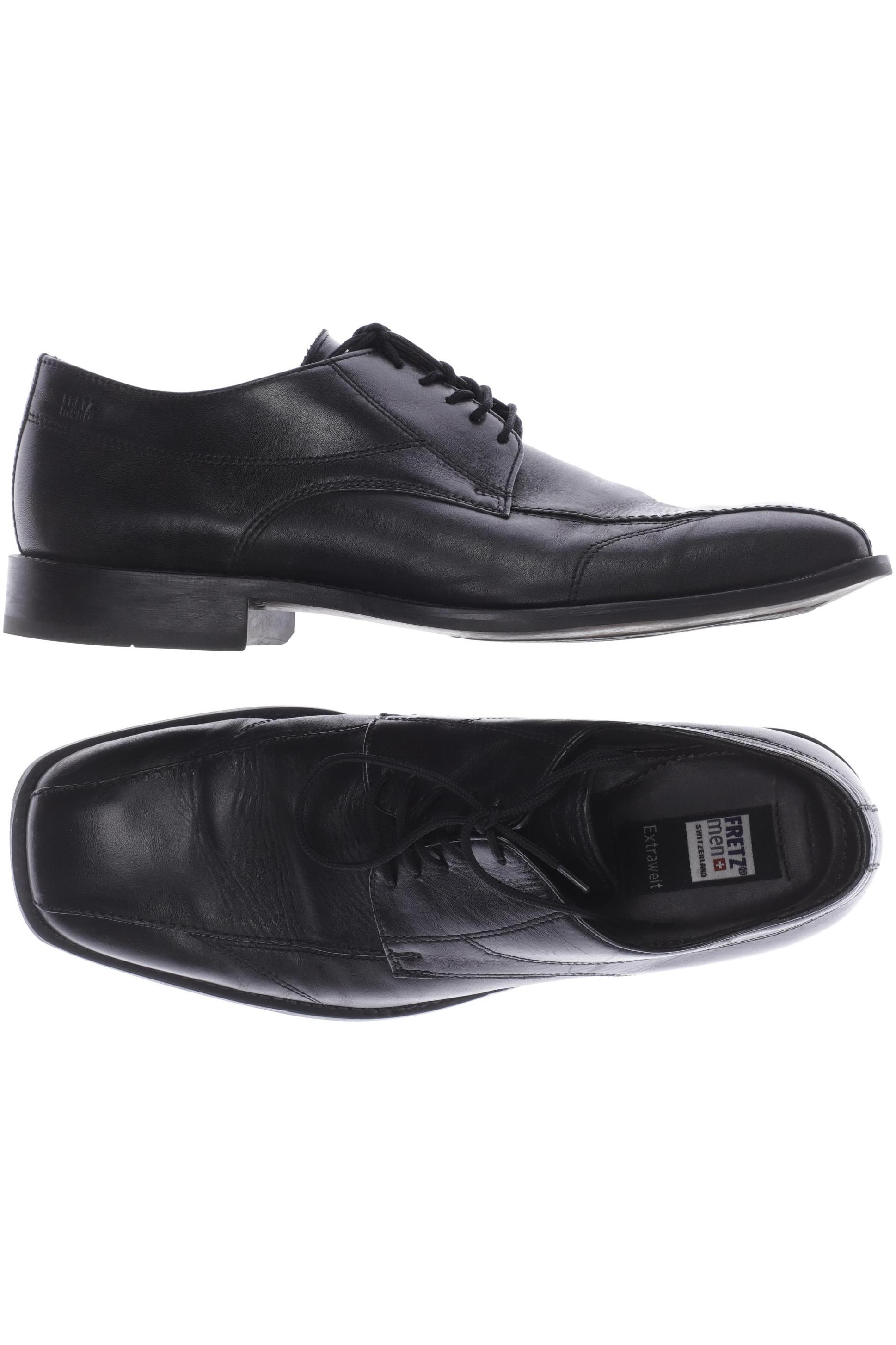 

Fretz MEN Herren Halbschuh, schwarz, Gr. 8.5