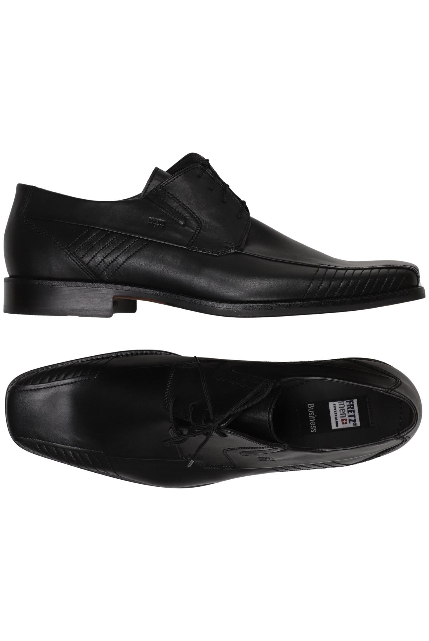 

Fretz MEN Herren Halbschuh, schwarz, Gr. 9.5